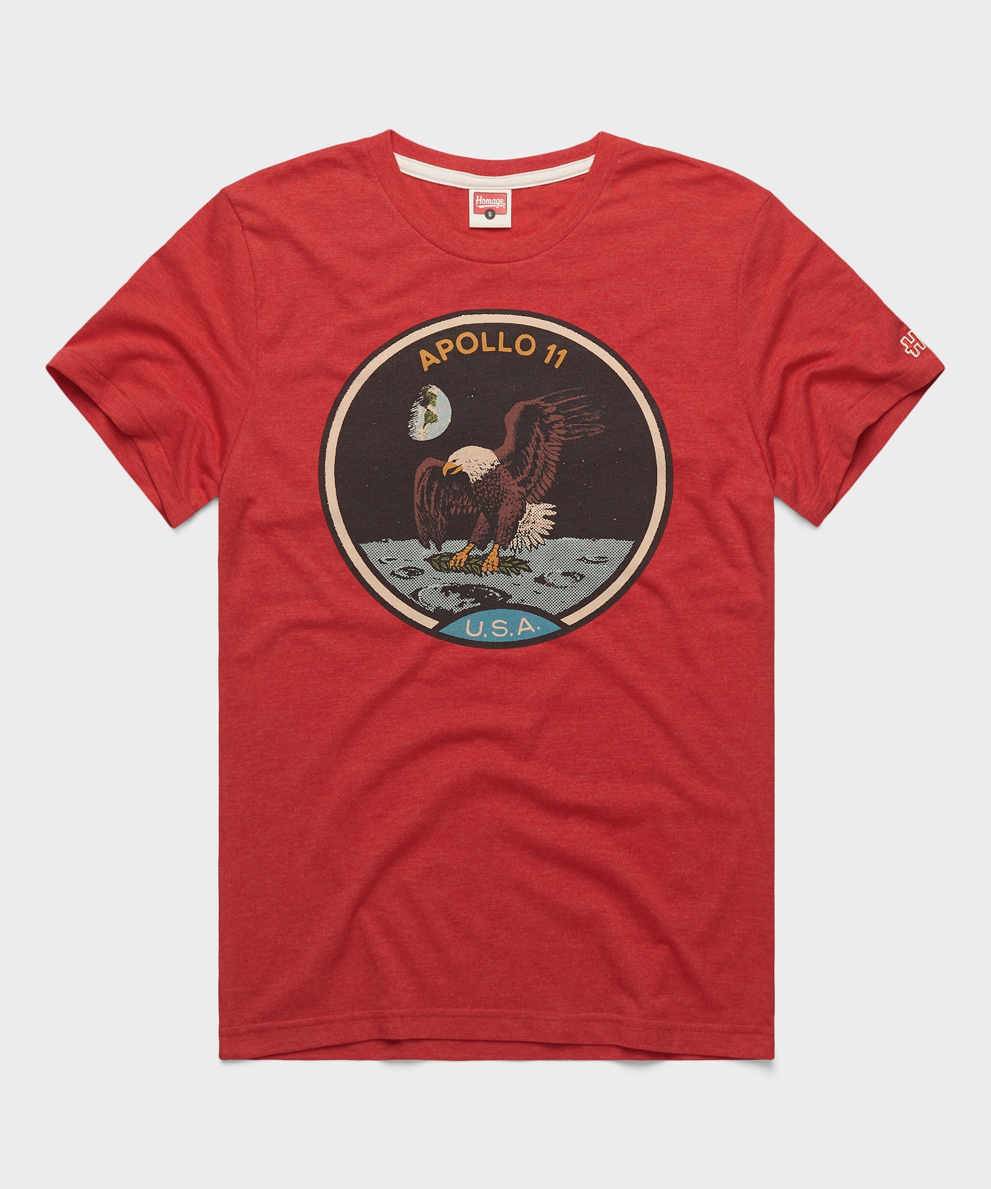 Apollo 11 Mission Patch Red