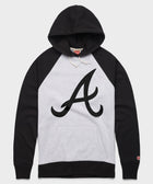 Atlanta Braves Cap Logo '81 Blackout Colorblock Hoodie