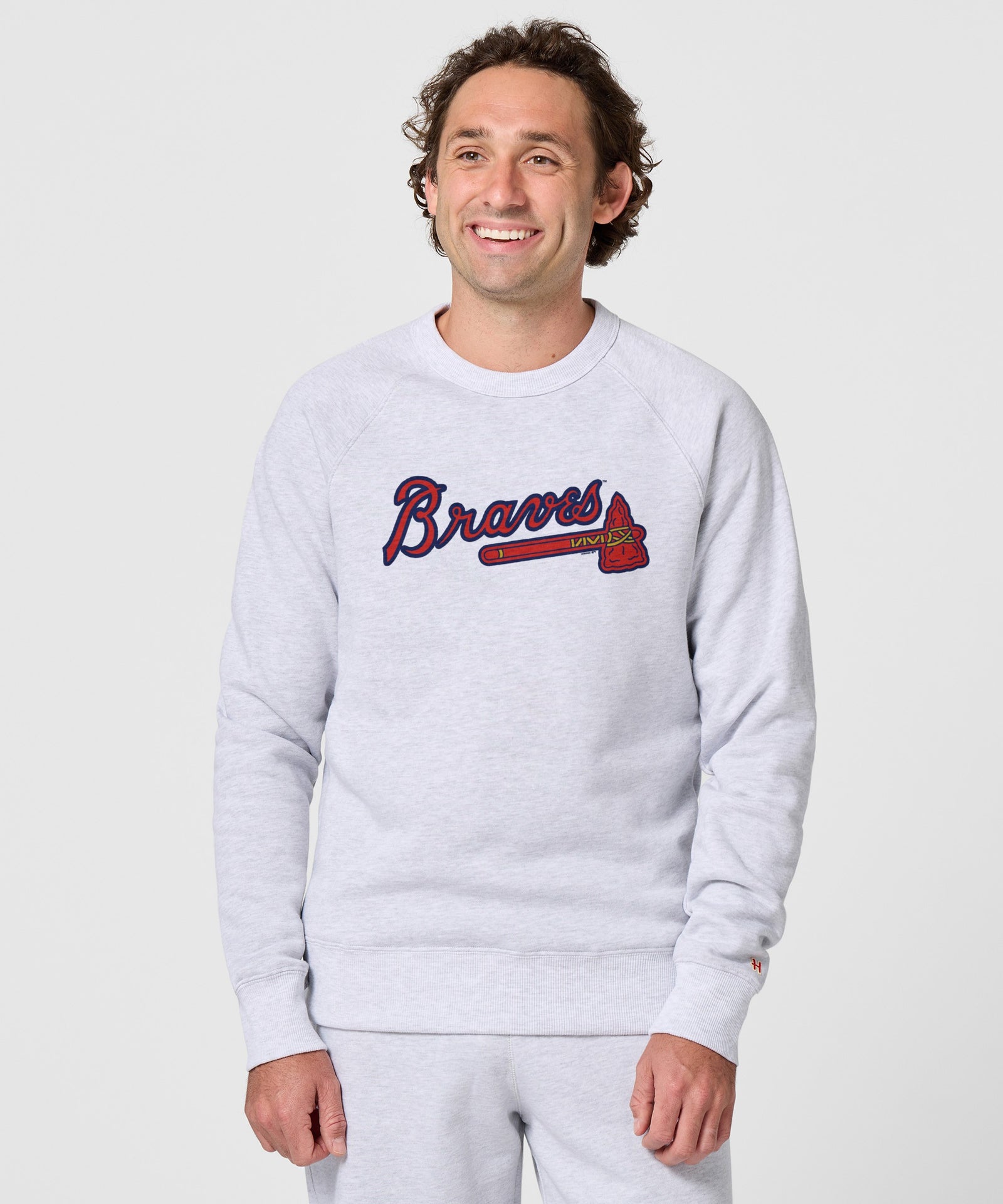 Atlanta Braves Jersey Logo '18 Crewneck