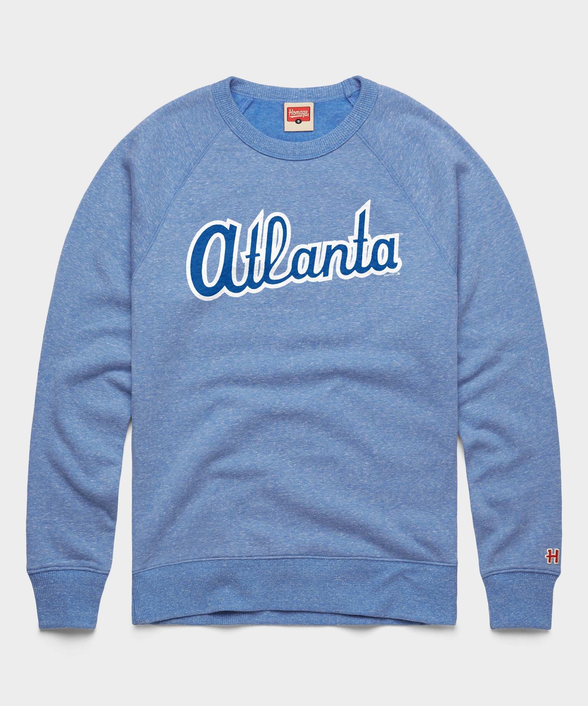 Atlanta Braves Jersey Logo '80 Crewneck