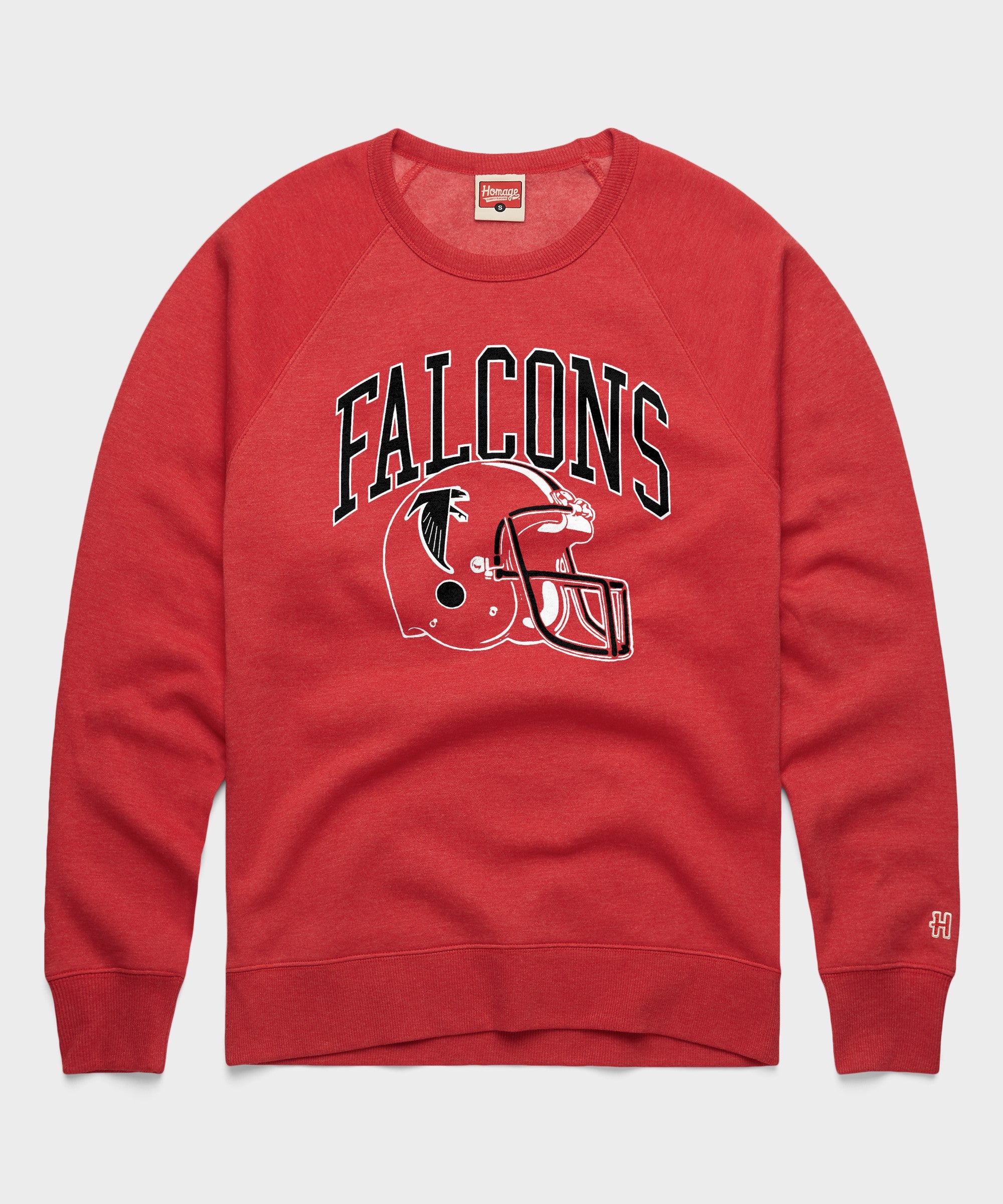 Atlanta Falcons Helmet Retro Crewneck