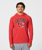 Atlanta Falcons Helmet Retro Lightweight Hoodie