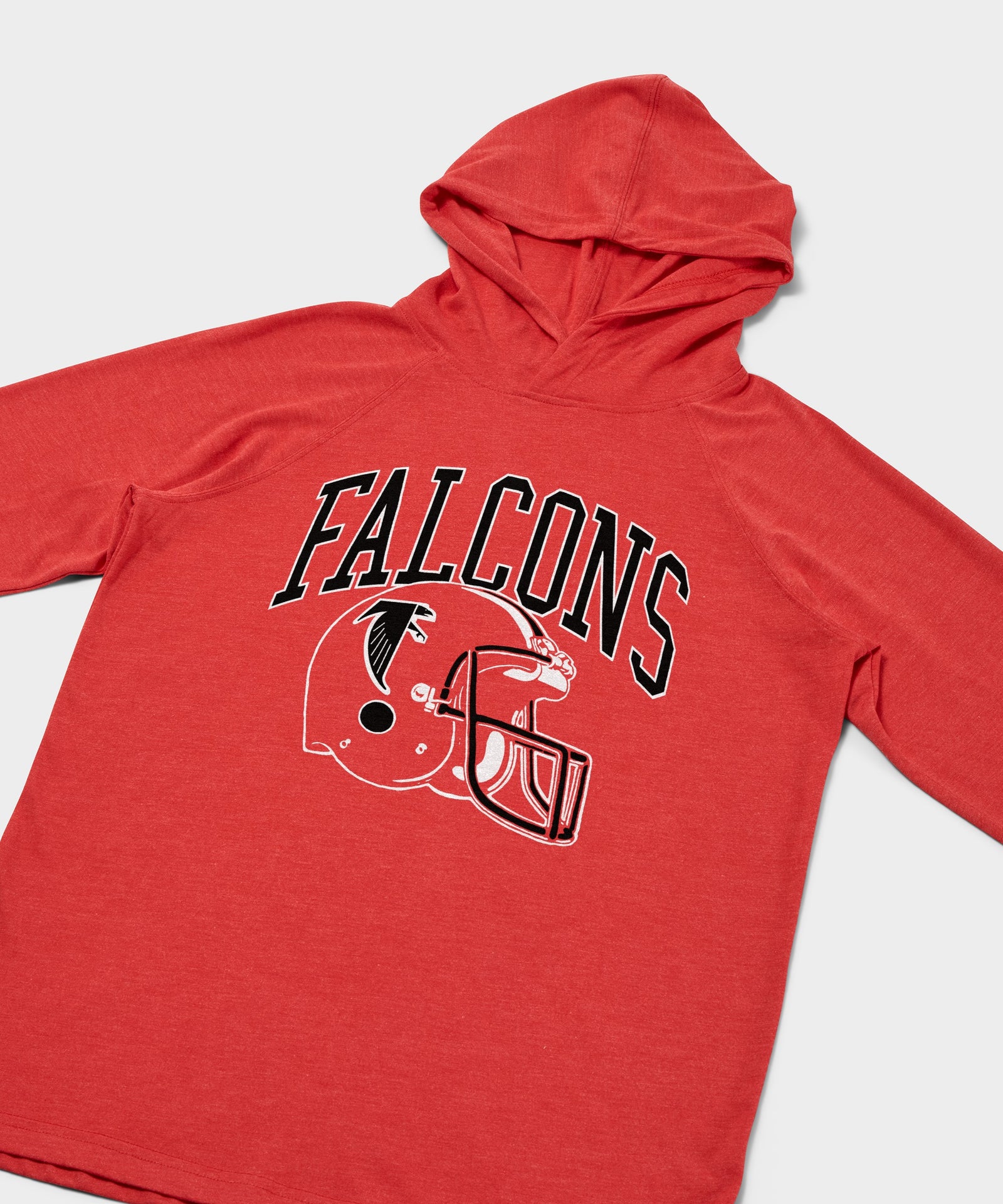 Atlanta Falcons Helmet Retro Lightweight Hoodie