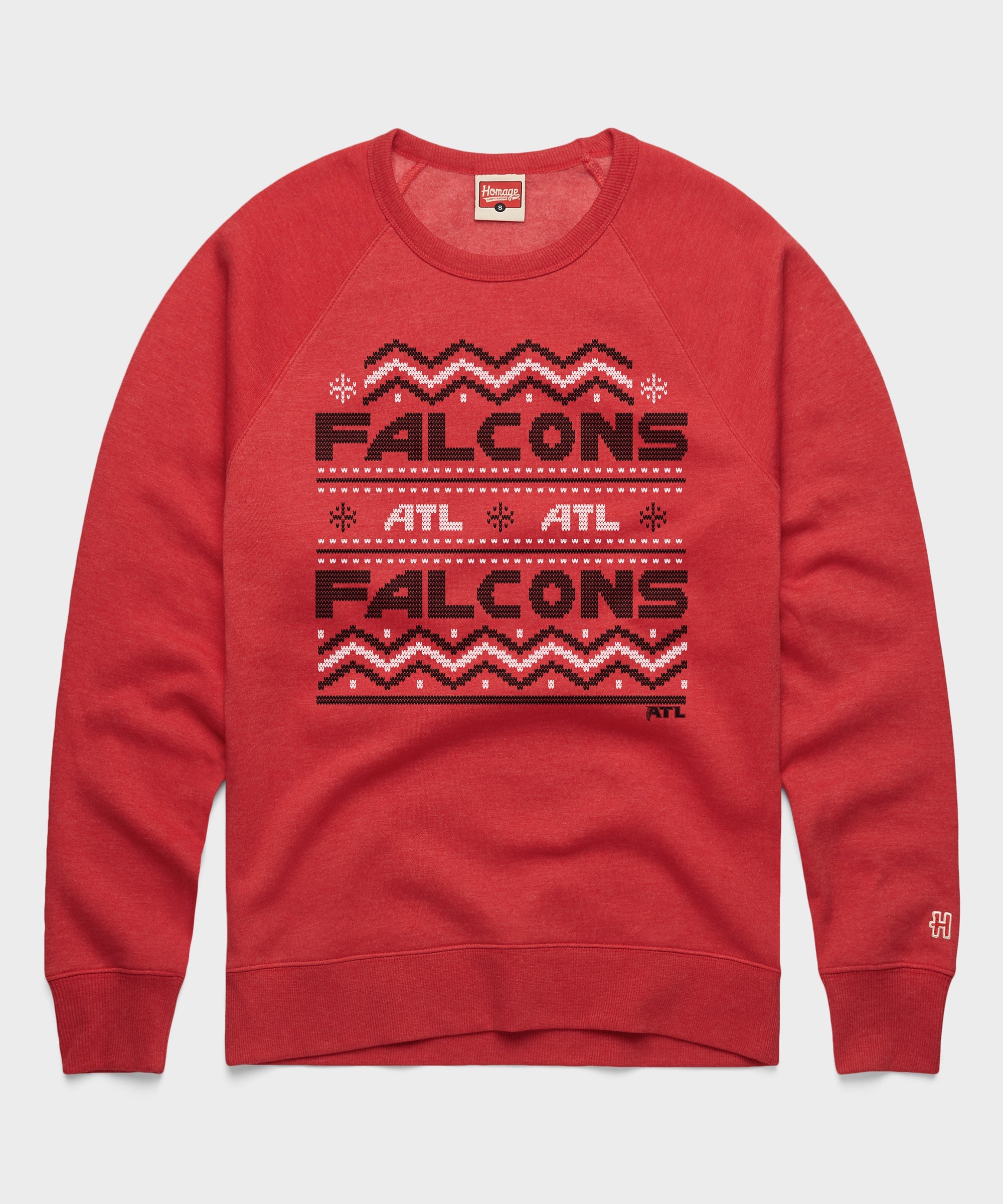 Atlanta Falcons Holiday Crewneck