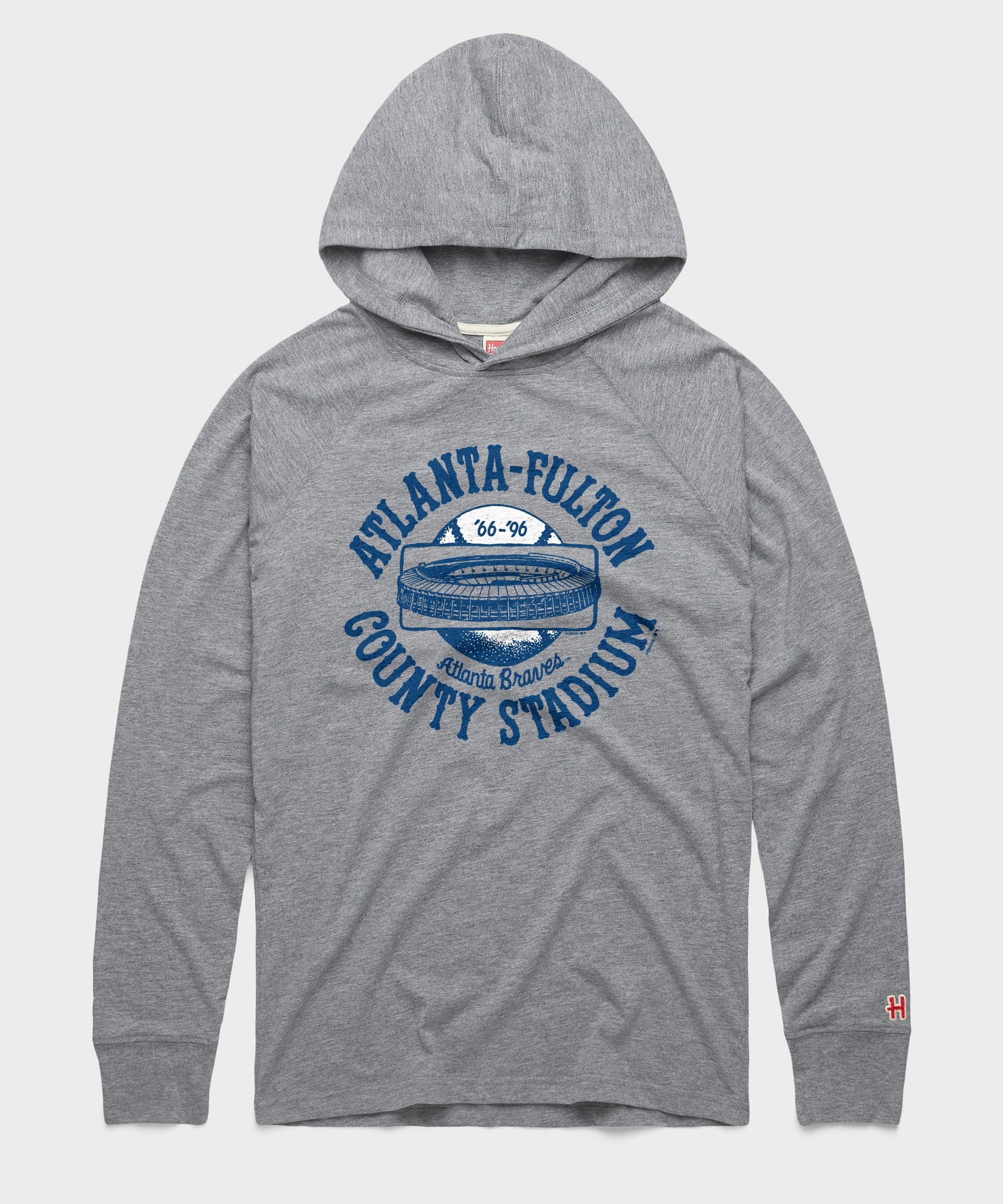 Atlanta Fulton County Stadium Lightweight Hoodie