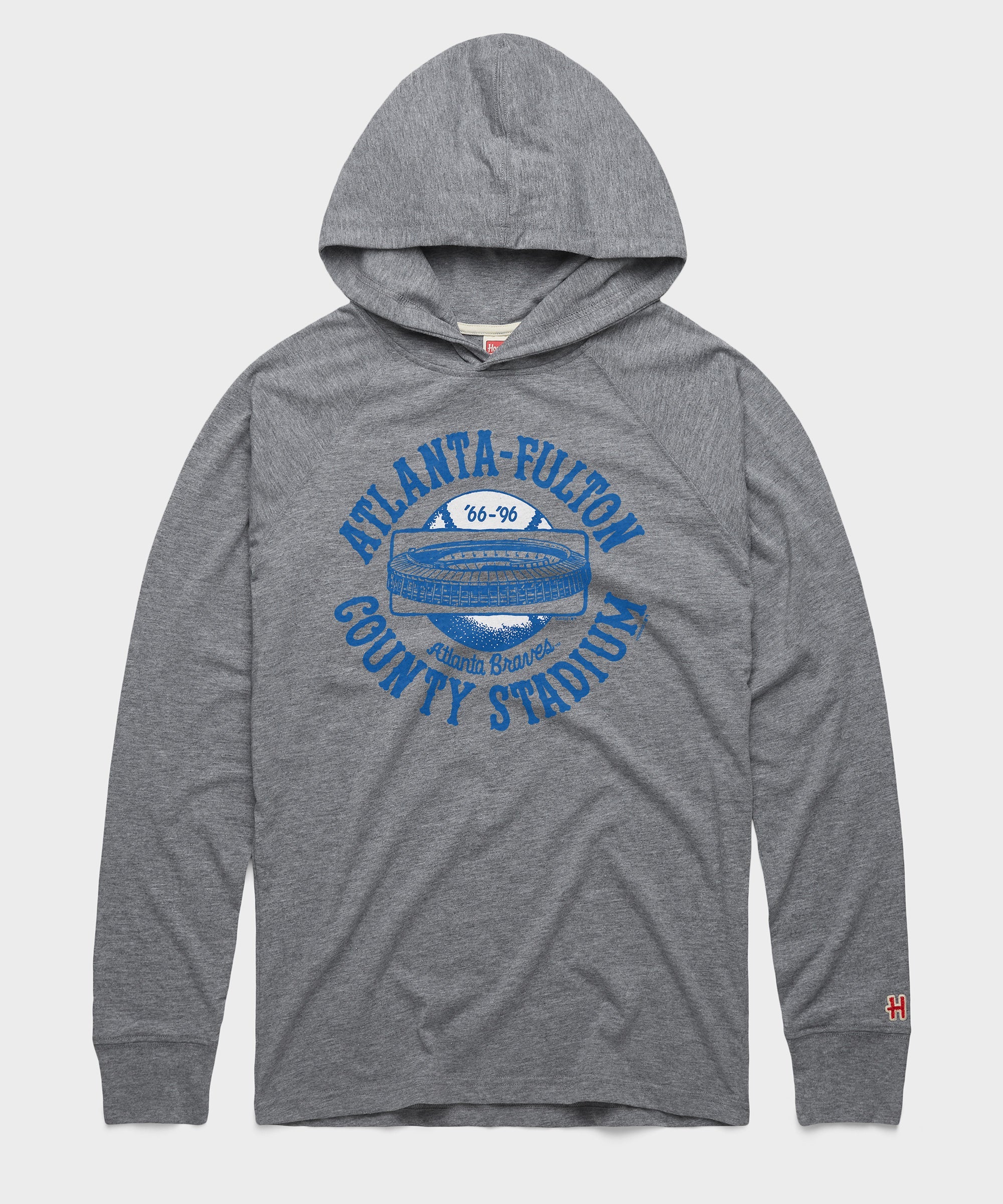 Atlanta Fulton County Stadium Lightweight Hoodie