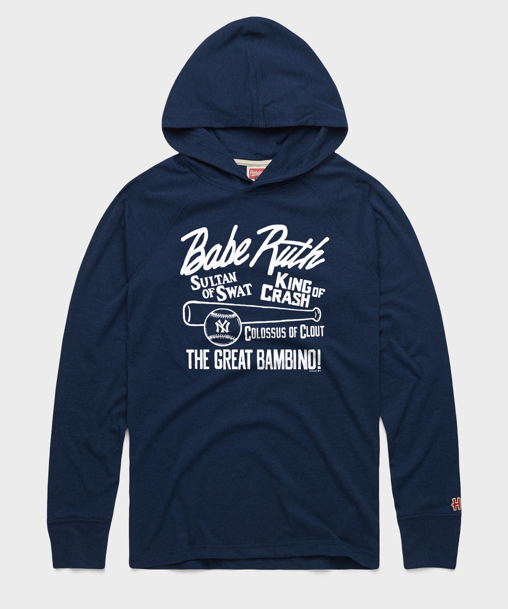 Babe Ruth Nicknames Lightweight Hoodie