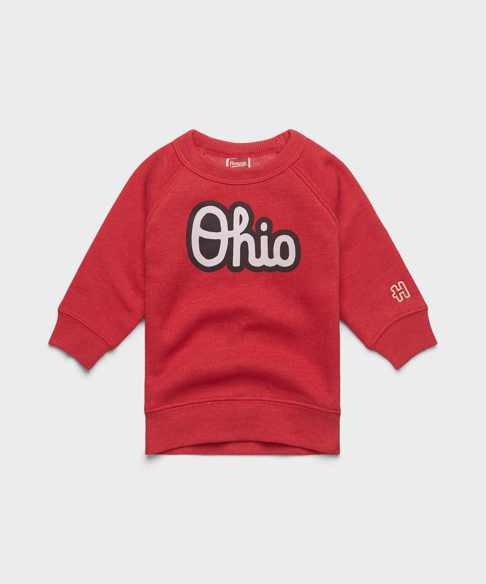 Baby Script Ohio Outline Crewneck
