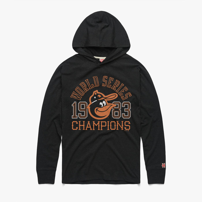 Baltimore Orioles 1983 World Series Champs Lightweight Hoodie