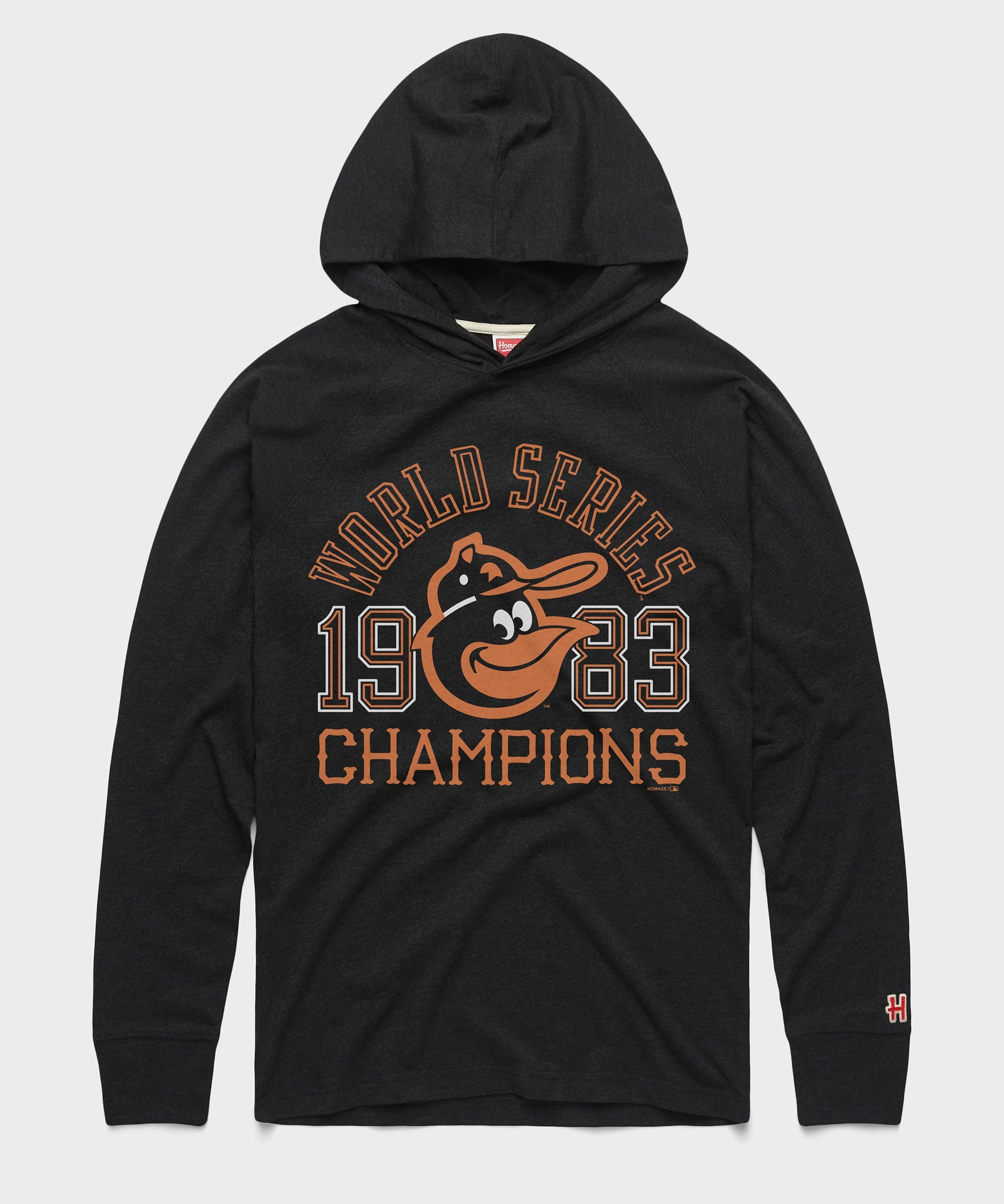 Baltimore Orioles 1983 World Series Champs Lightweight Hoodie