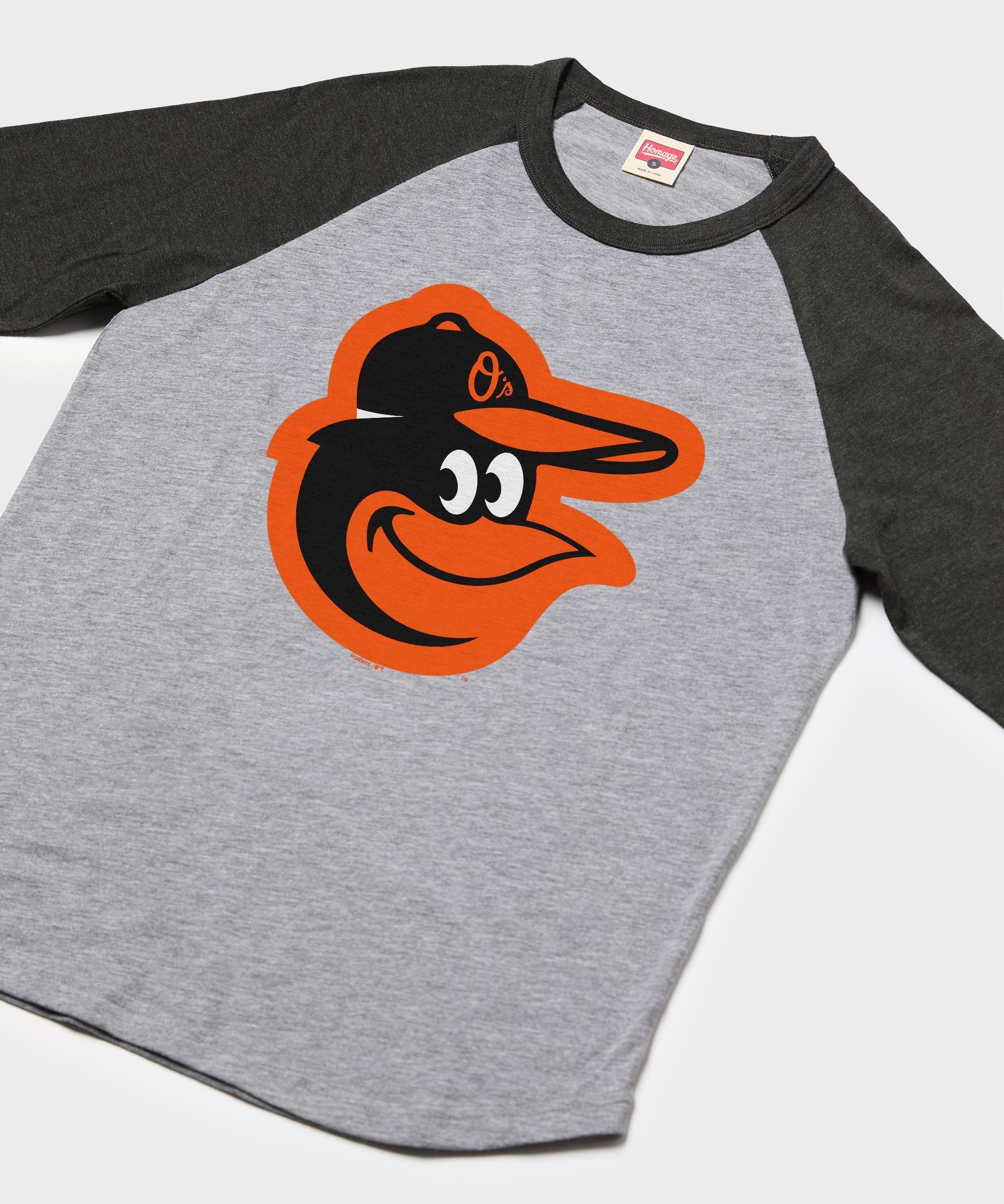 baltimore orioles cap logo '19 raglan