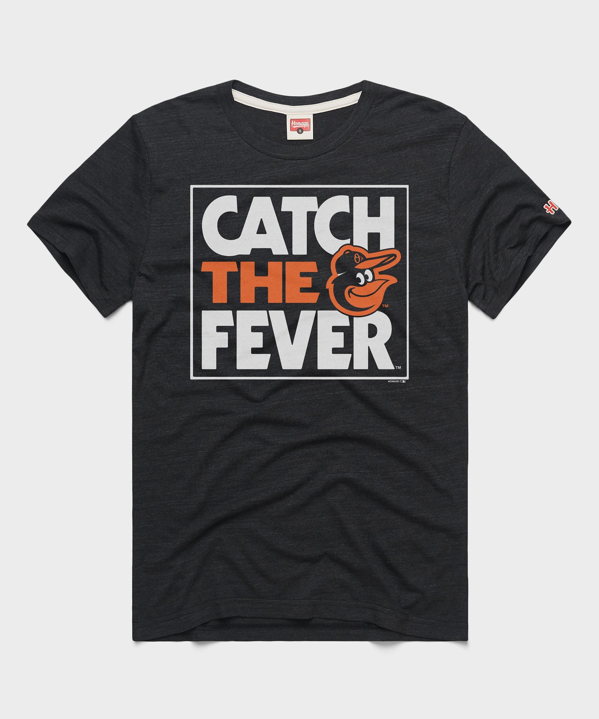 Baltimore Orioles Catch The Fever Charcoal
