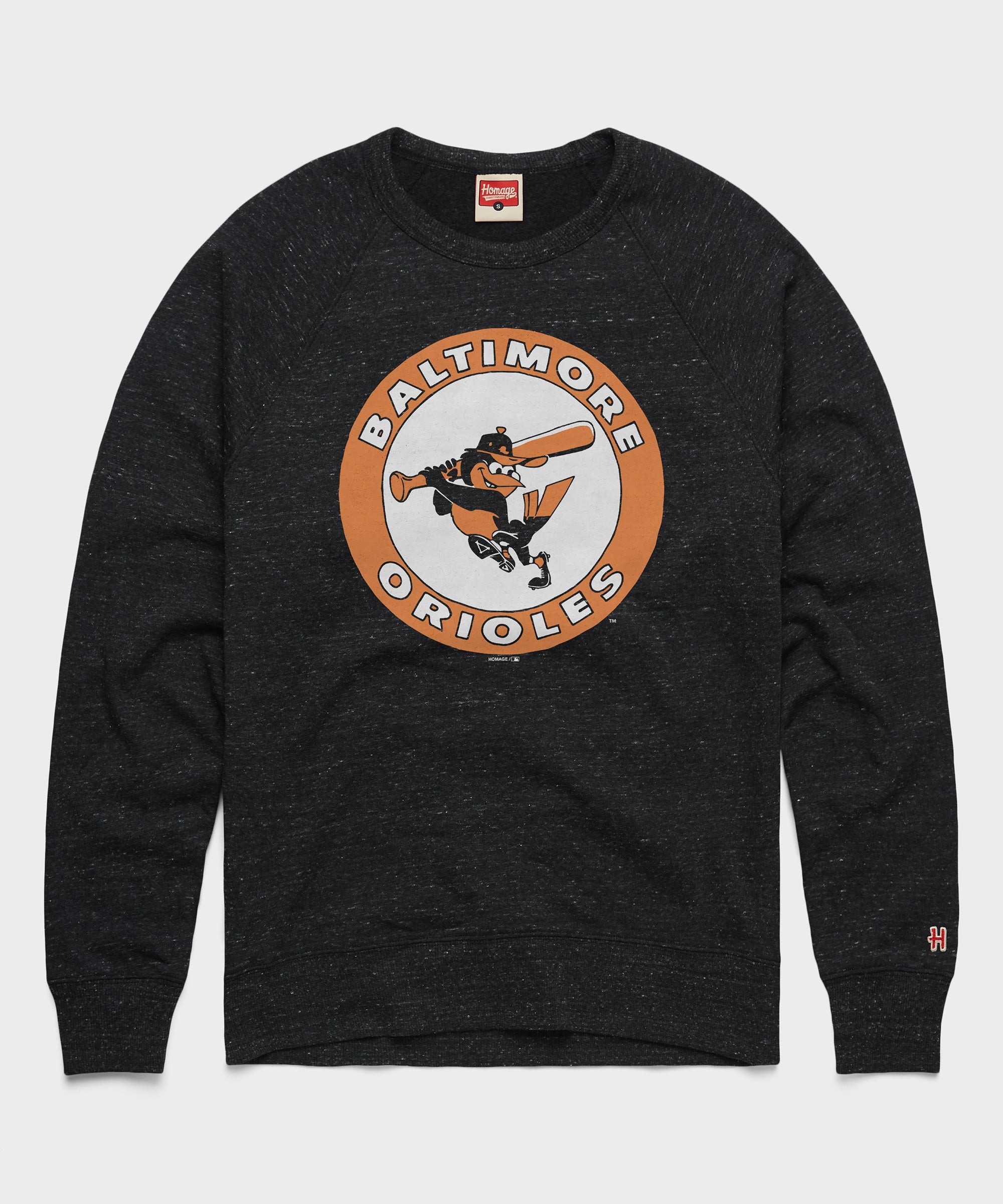 Baltimore Orioles '70 Crewneck Charcoal