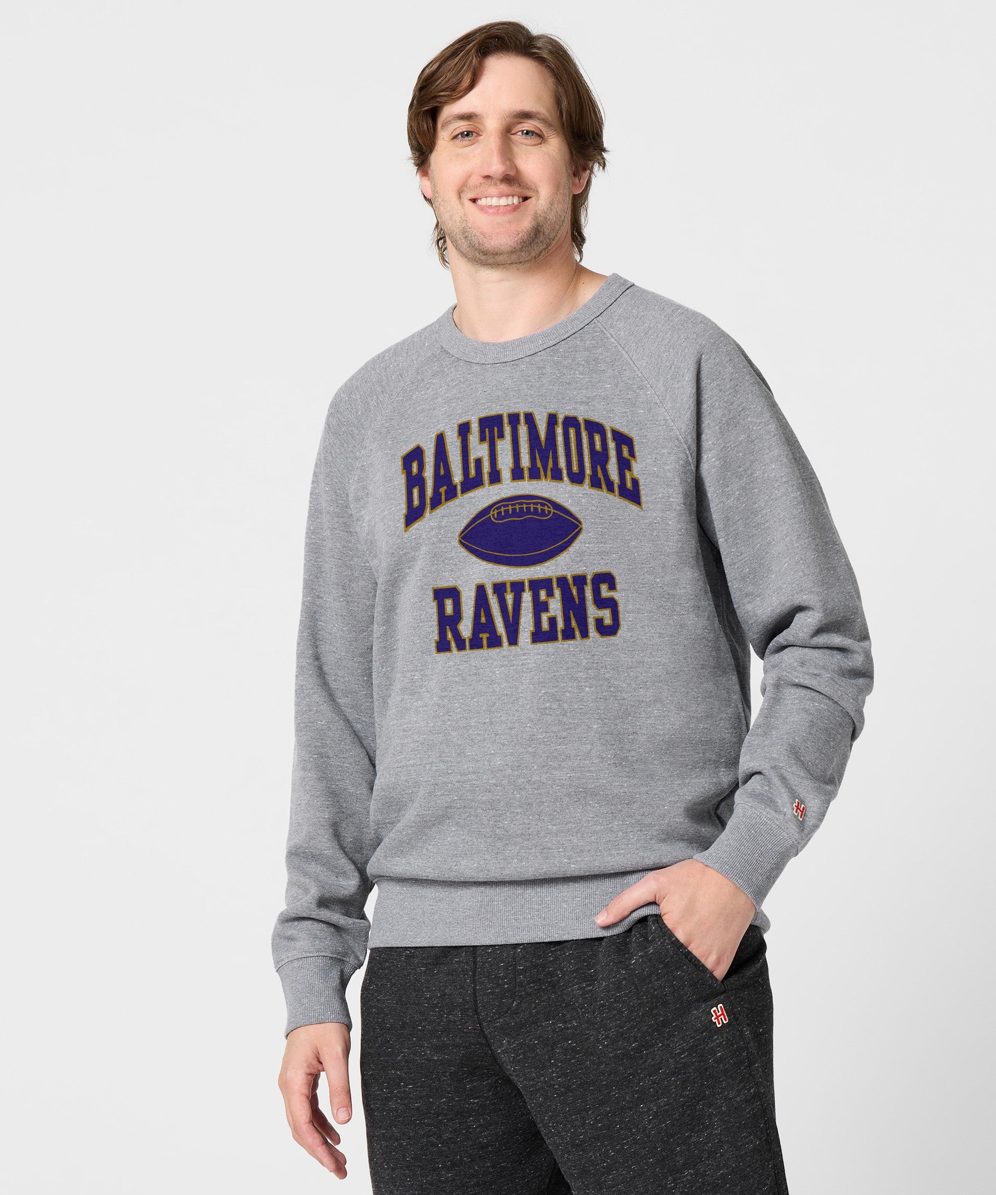 Baltimore Ravens Gridiron Crewneck