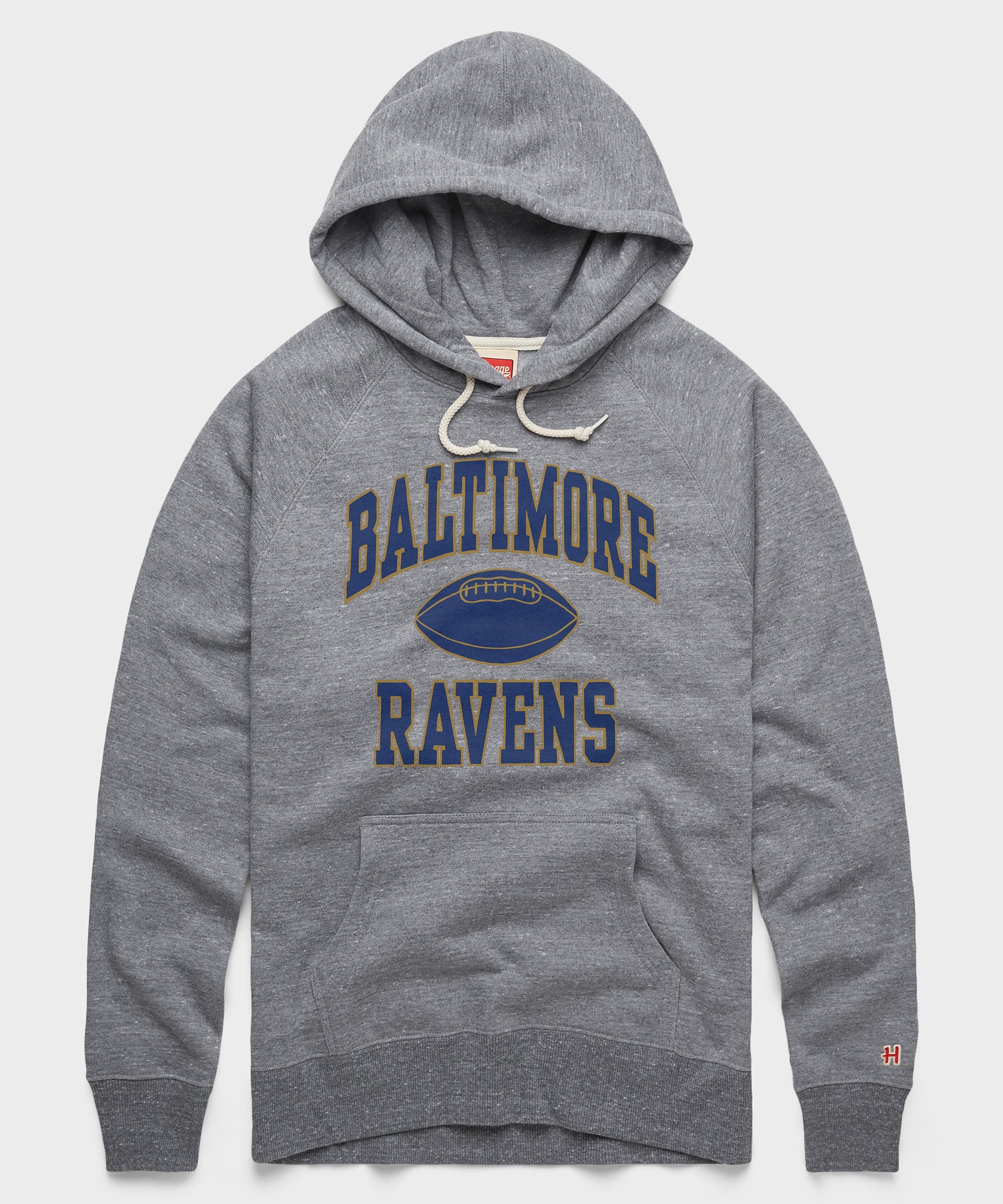 Baltimore Ravens Gridiron Hoodie Grey