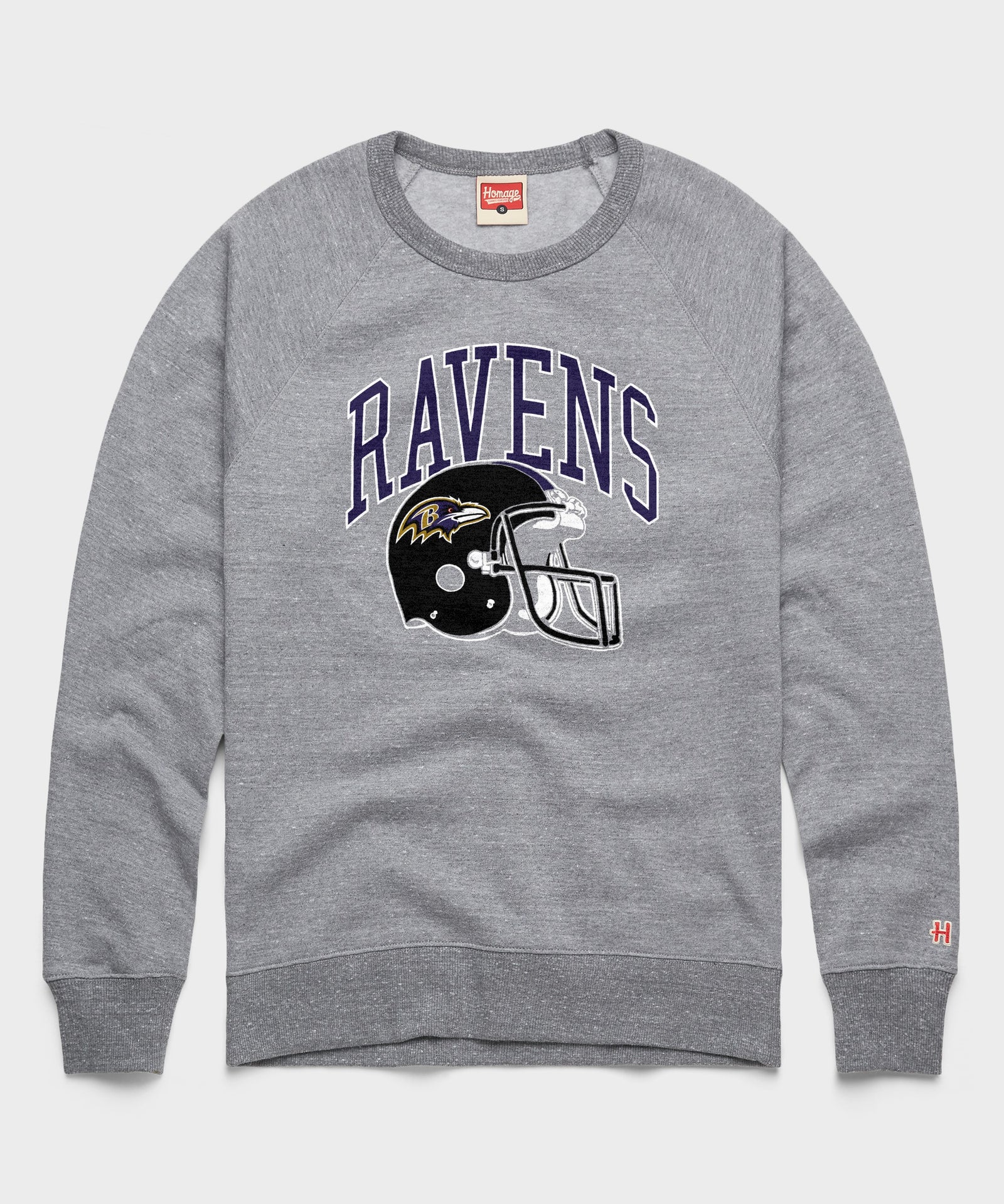 Baltimore Ravens Helmet Crewneck