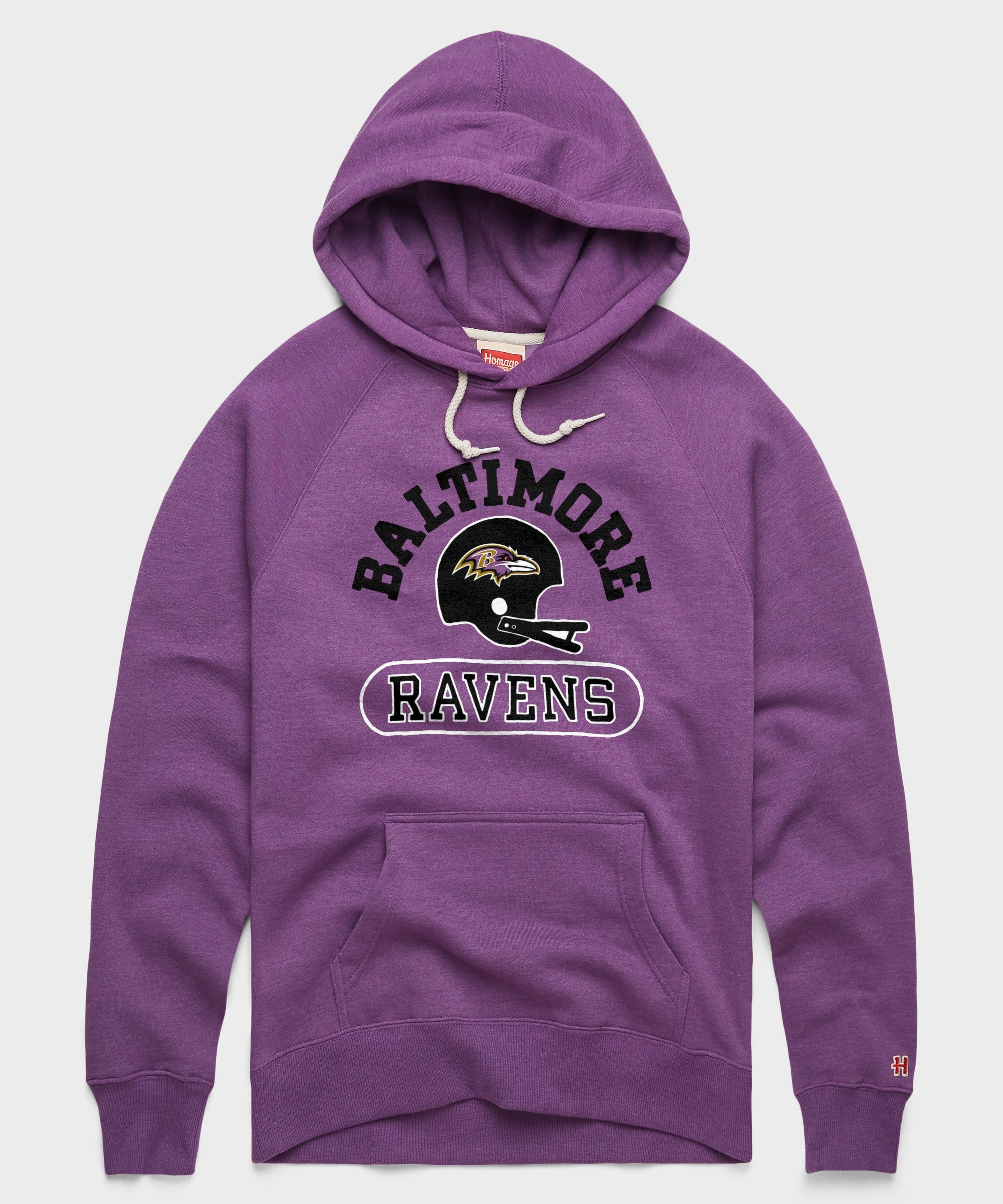 Baltimore Ravens Throwback Helmet Hoodie