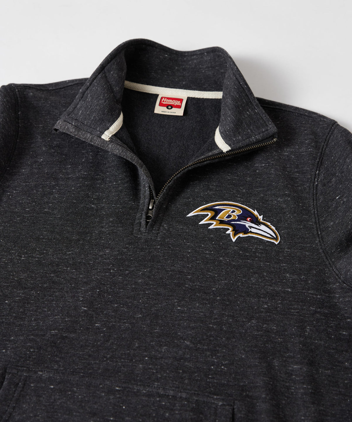 Baltimore Ravens '99 Applique Quarter Zip Pullover