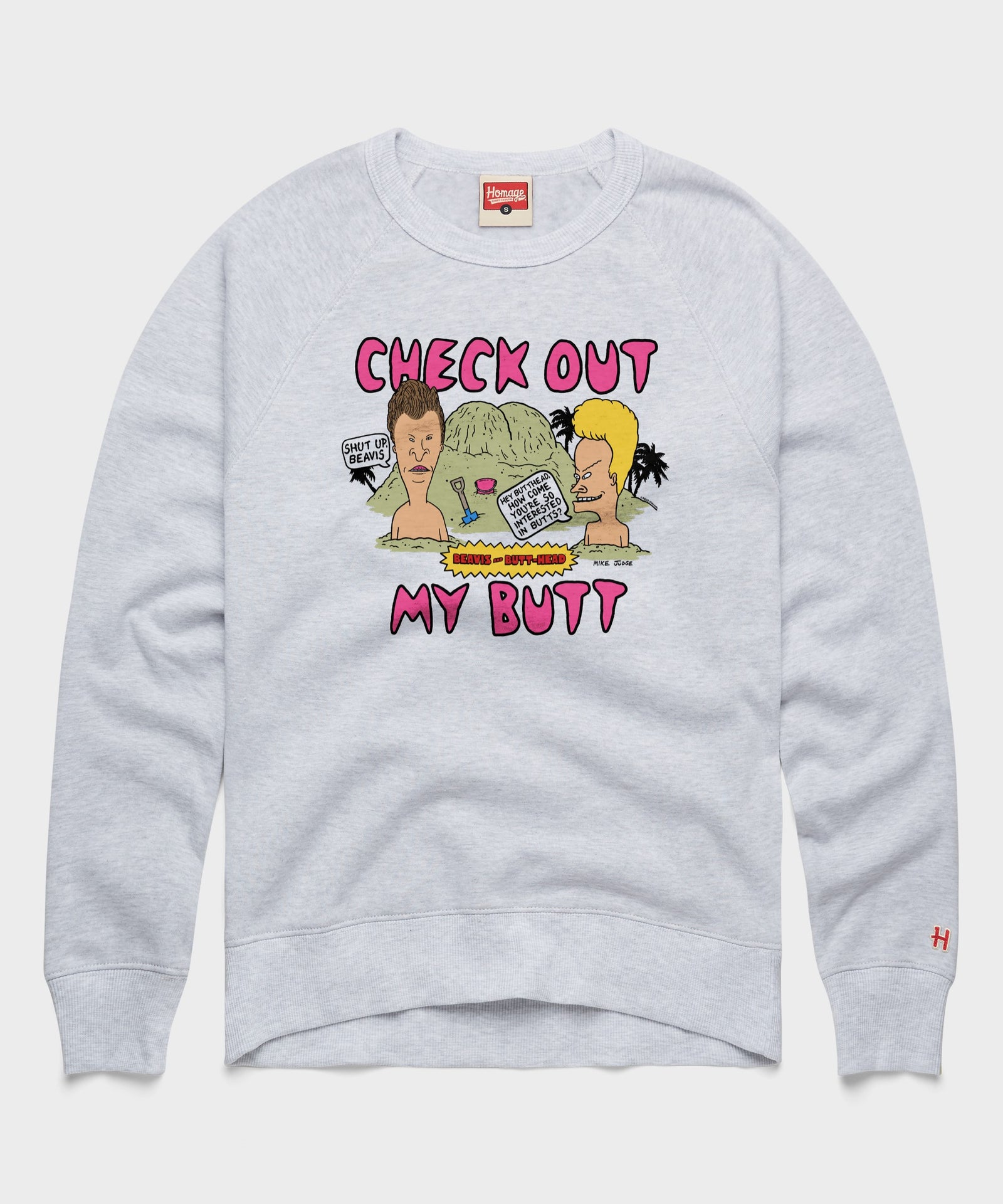Beavis And Butt Head Check Out My Butt Crewneck