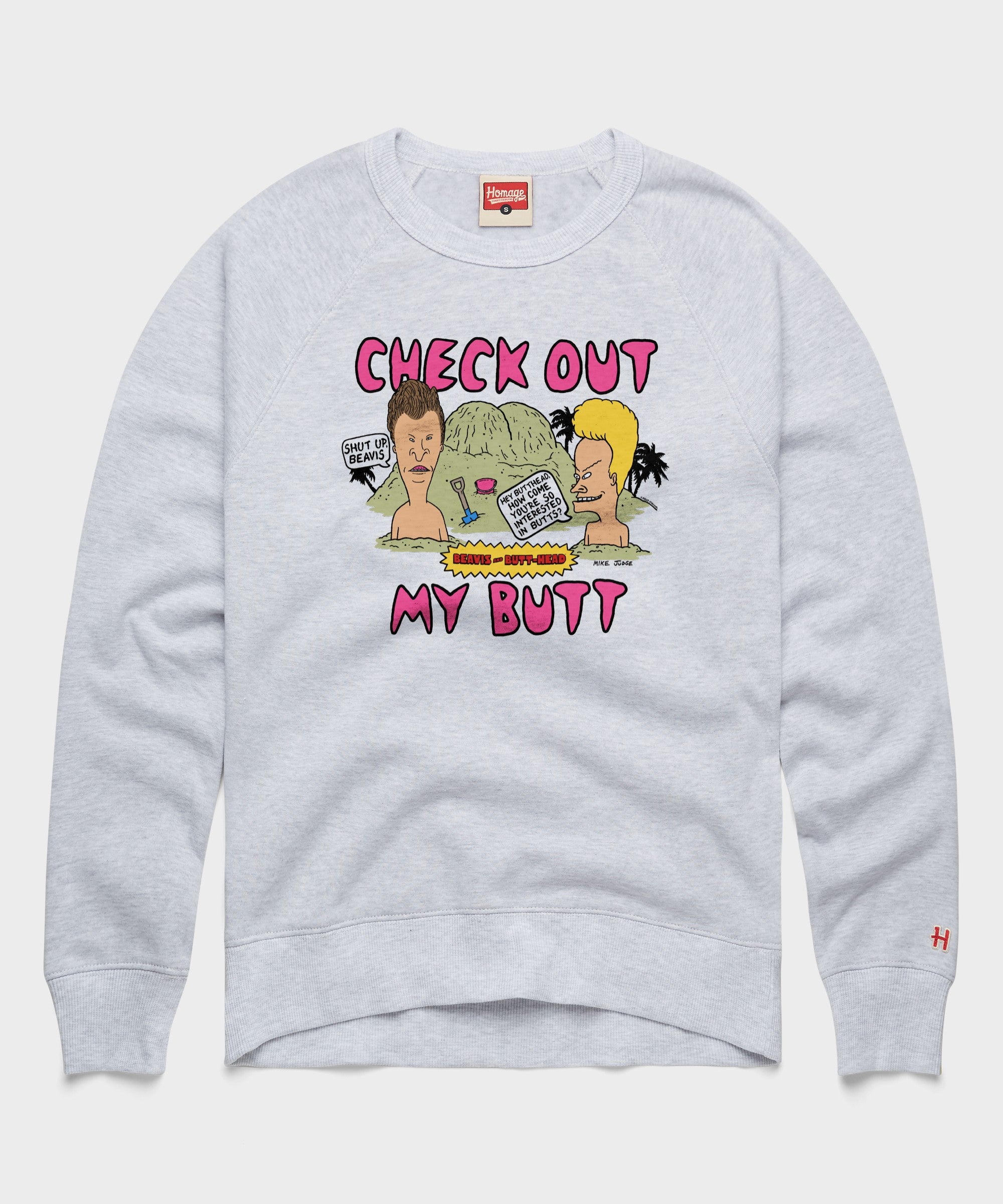 Beavis And Butt Head Check Out My Butt Crewneck