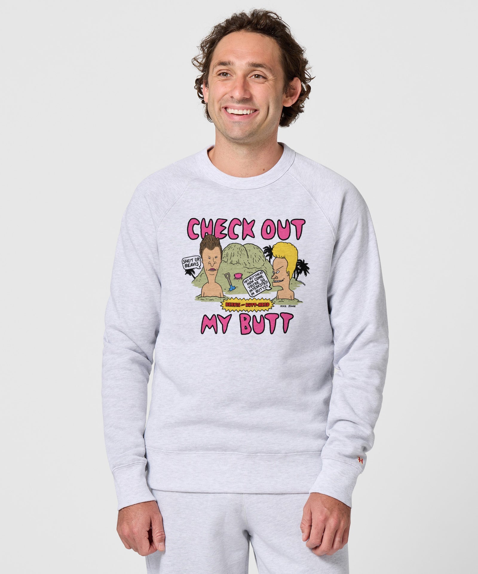 Beavis And Butt Head Check Out My Butt Crewneck