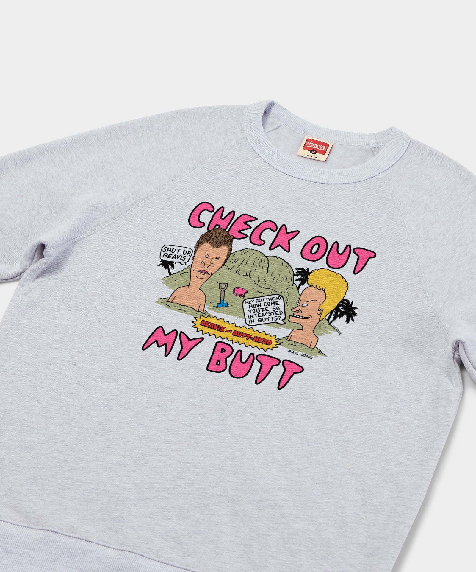 Beavis And Butt Head Check Out My Butt Crewneck