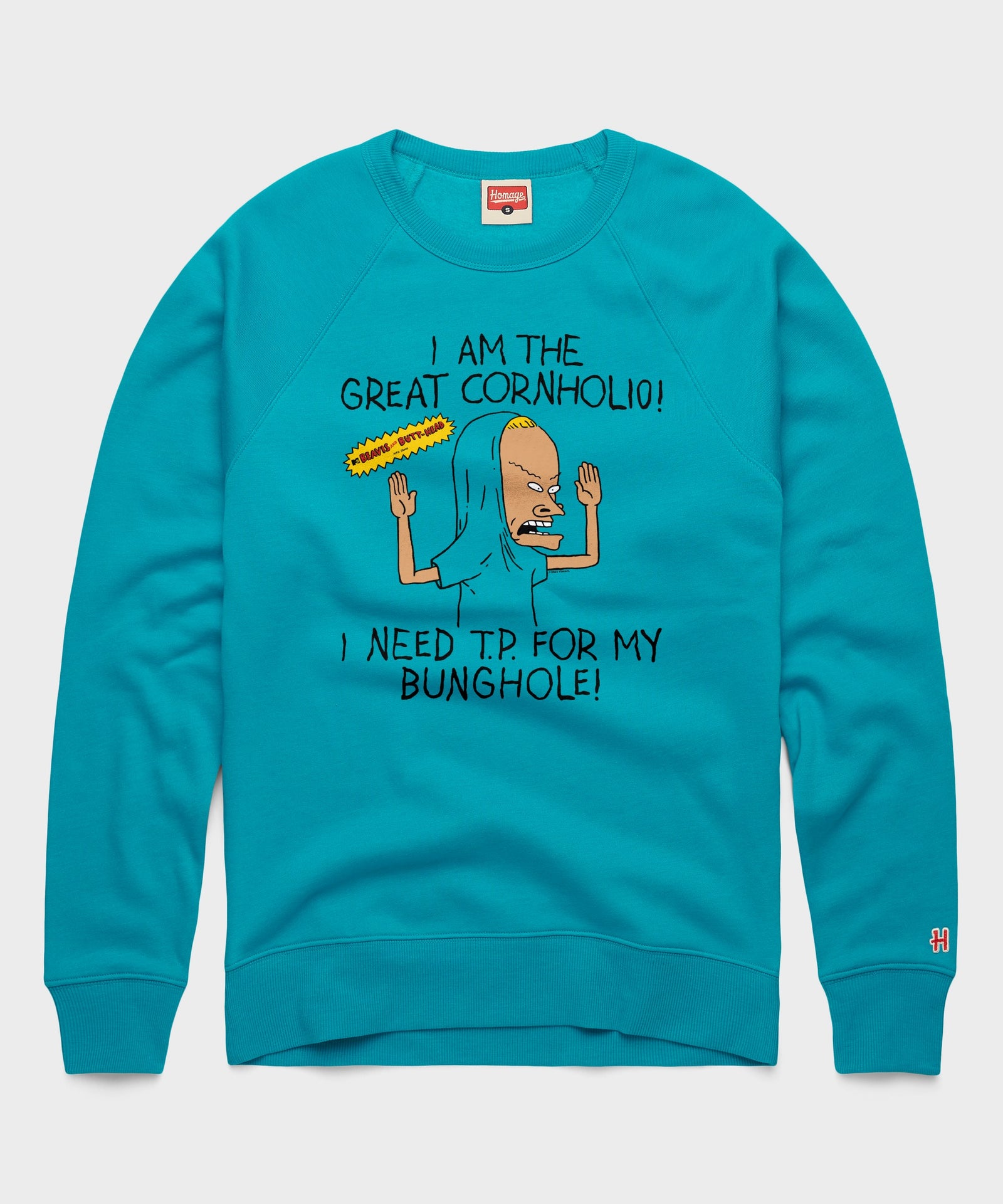 Beavis And Butt Head Great Cornholio Crewneck