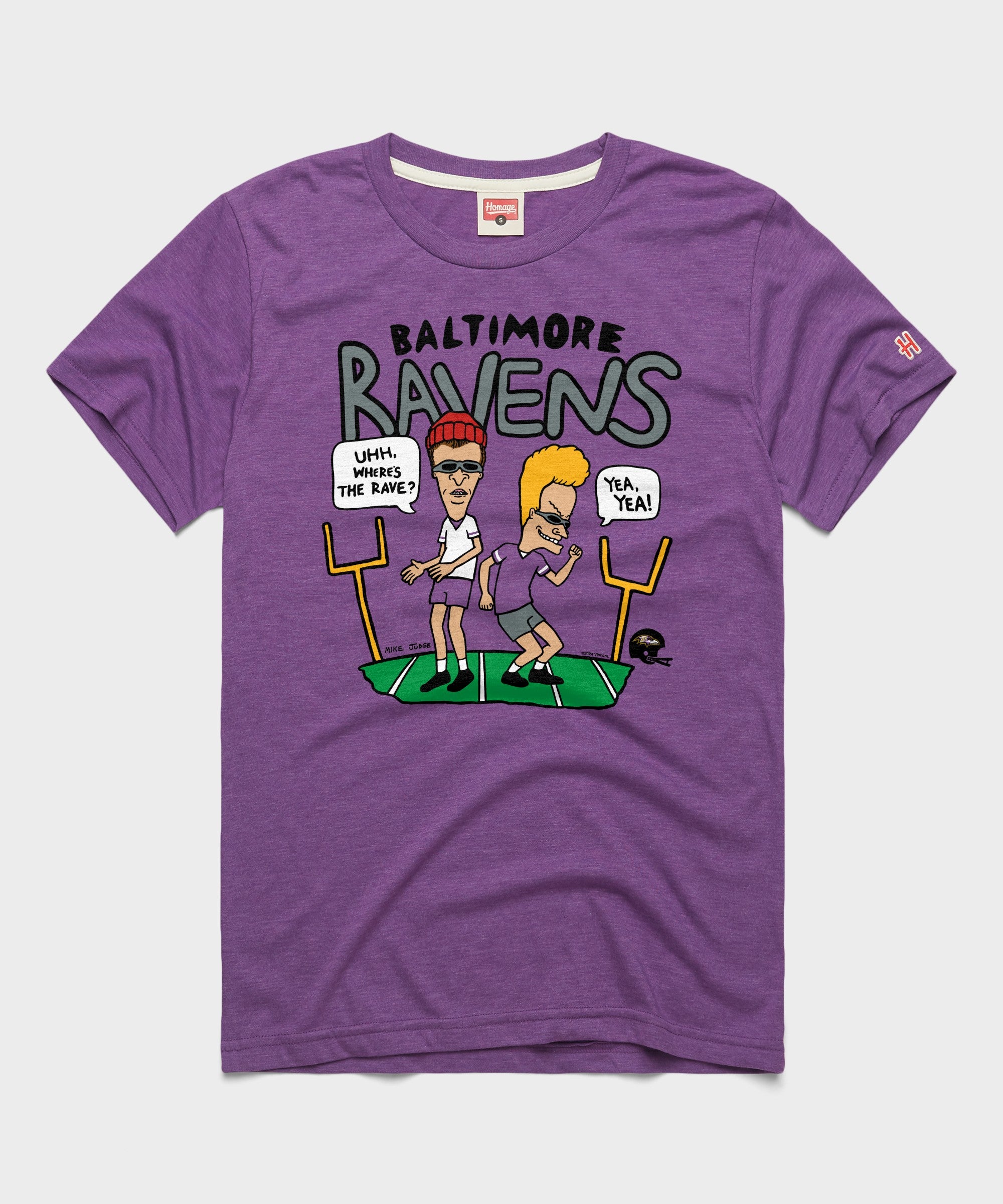 Beavis And Butt Head X Baltimore Ravens Rave
