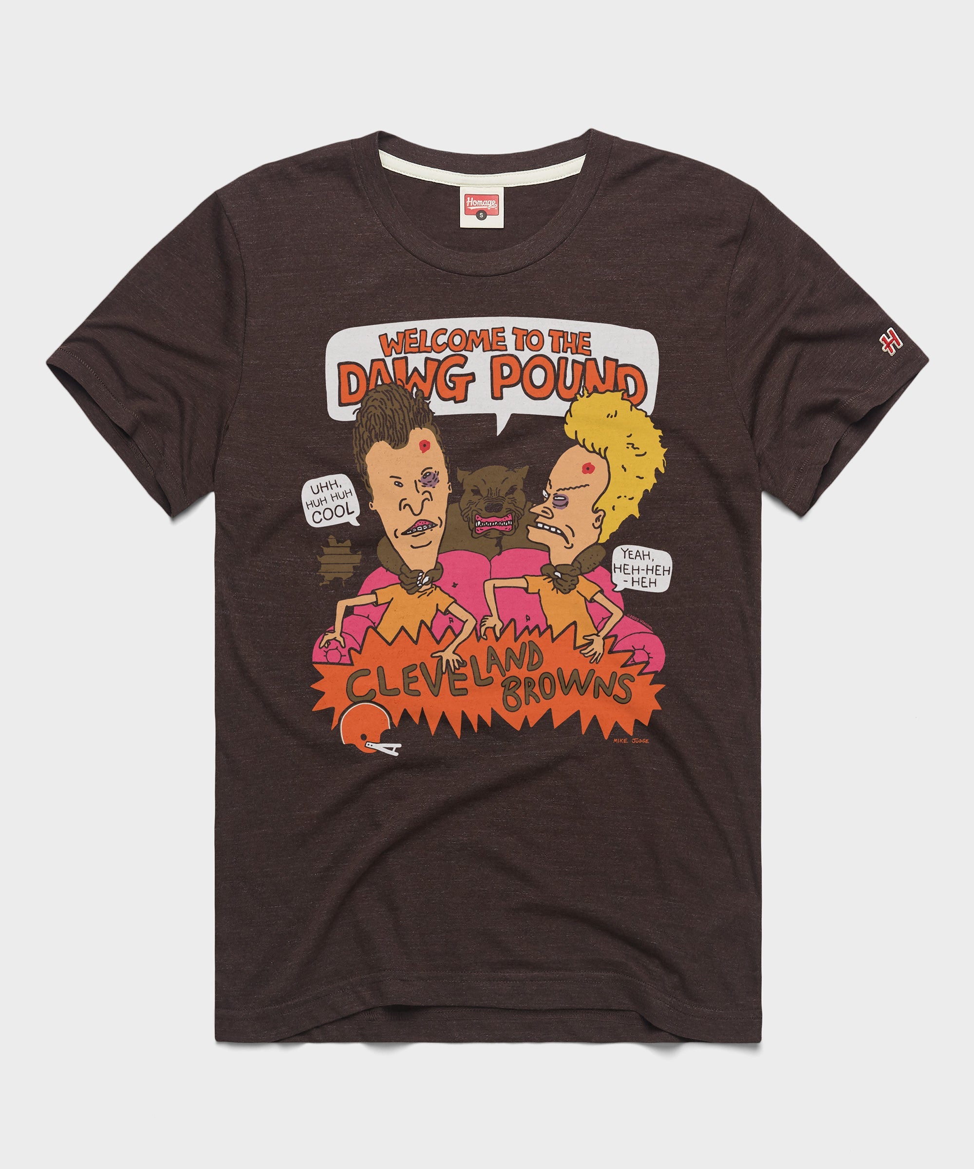 Beavis And Butt-Head X Cleveland Browns Dawg Pound Brown