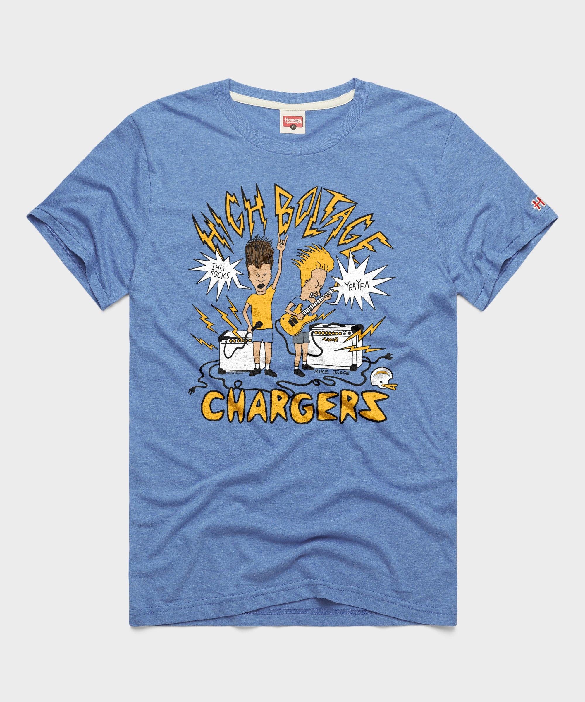 Beavis And Butt Head X Los Angeles Chargers High Boltage