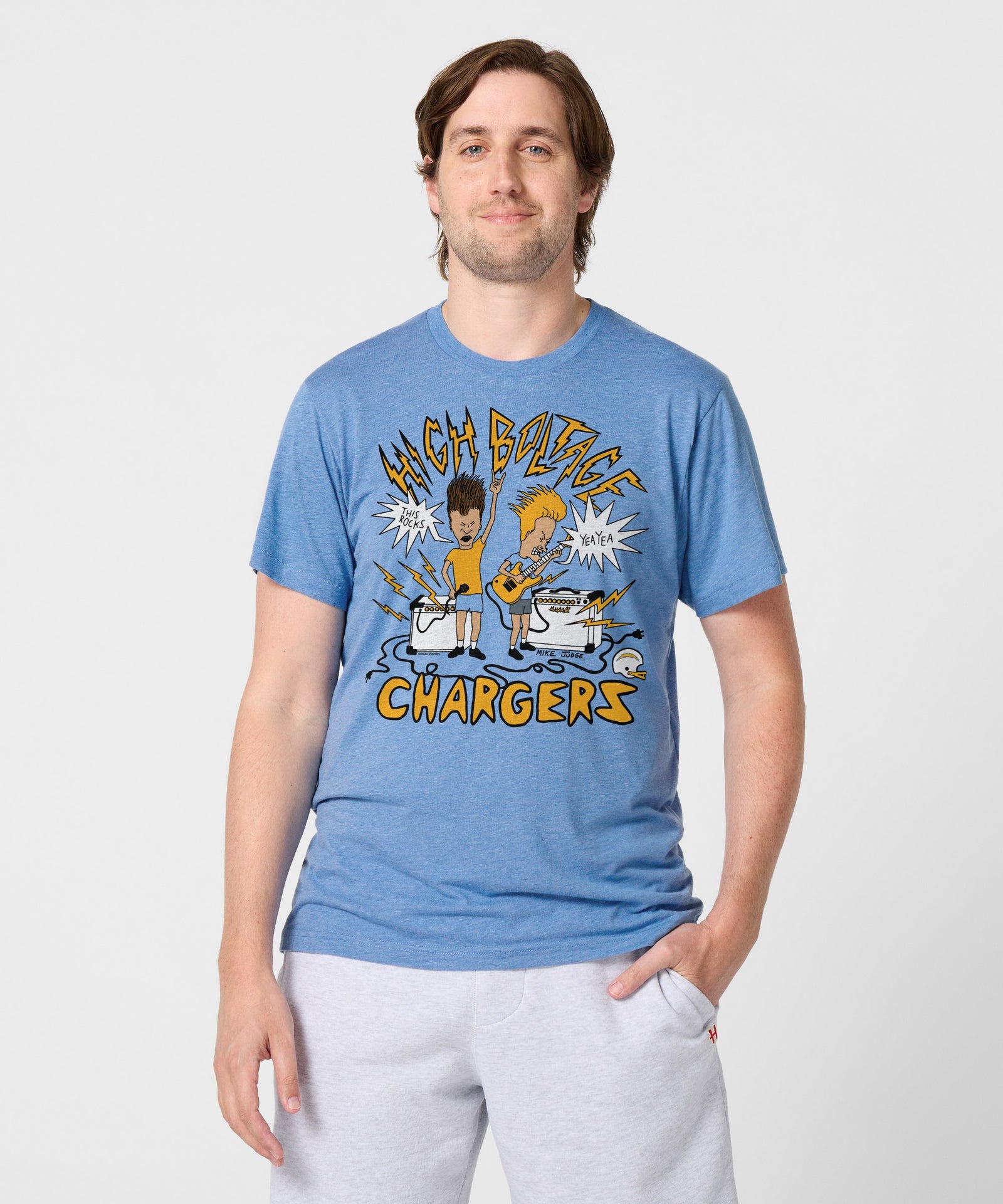 Beavis And Butt Head X Los Angeles Chargers High Boltage
