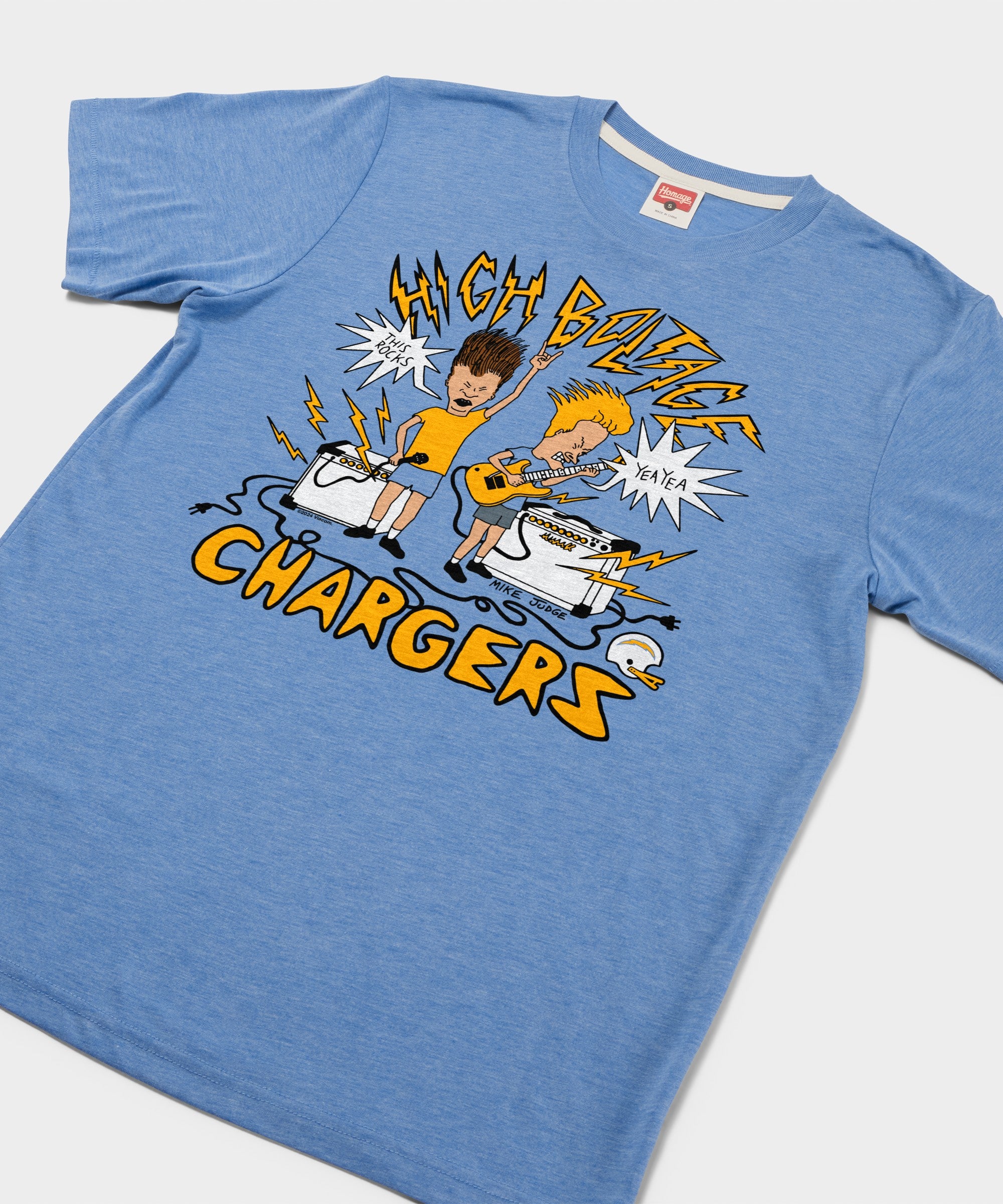 Beavis And Butt Head X Los Angeles Chargers High Boltage