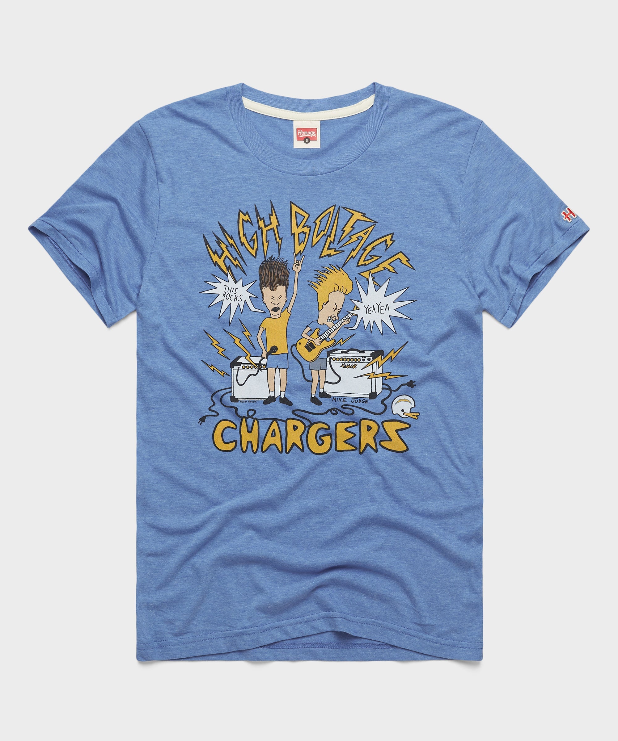 Beavis And Butt Head X Los Angeles Chargers High Boltage