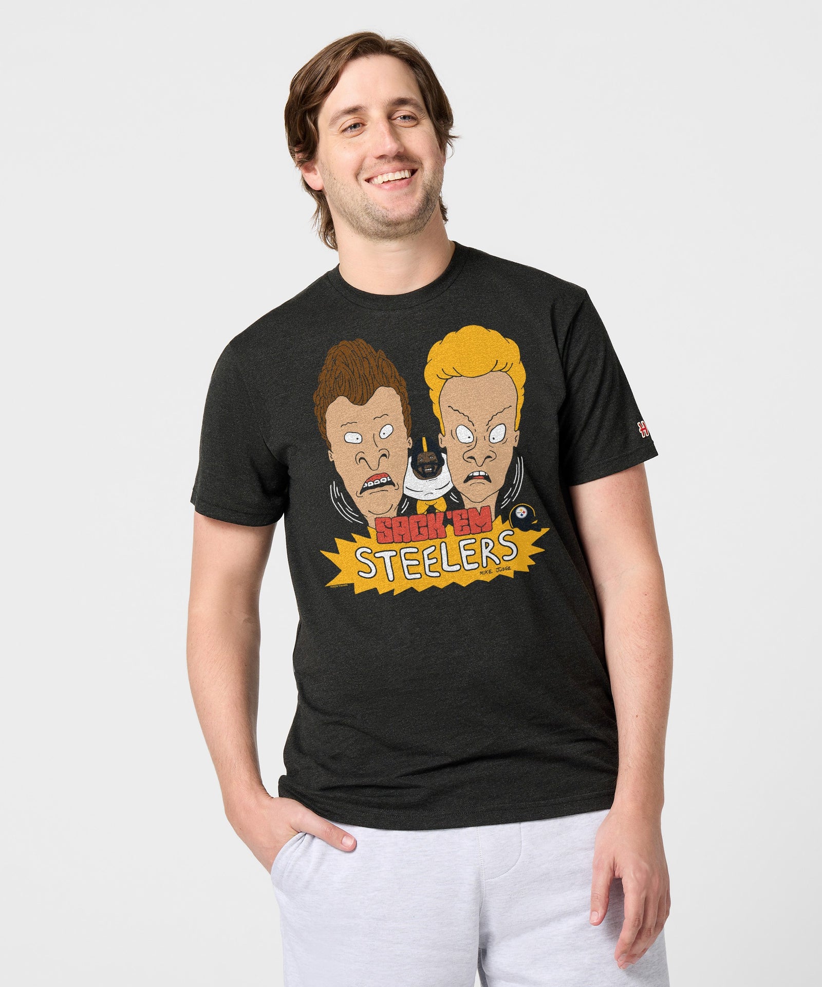 Beavis And Butt Head X Pittsburgh Steelers Sack 'Em
