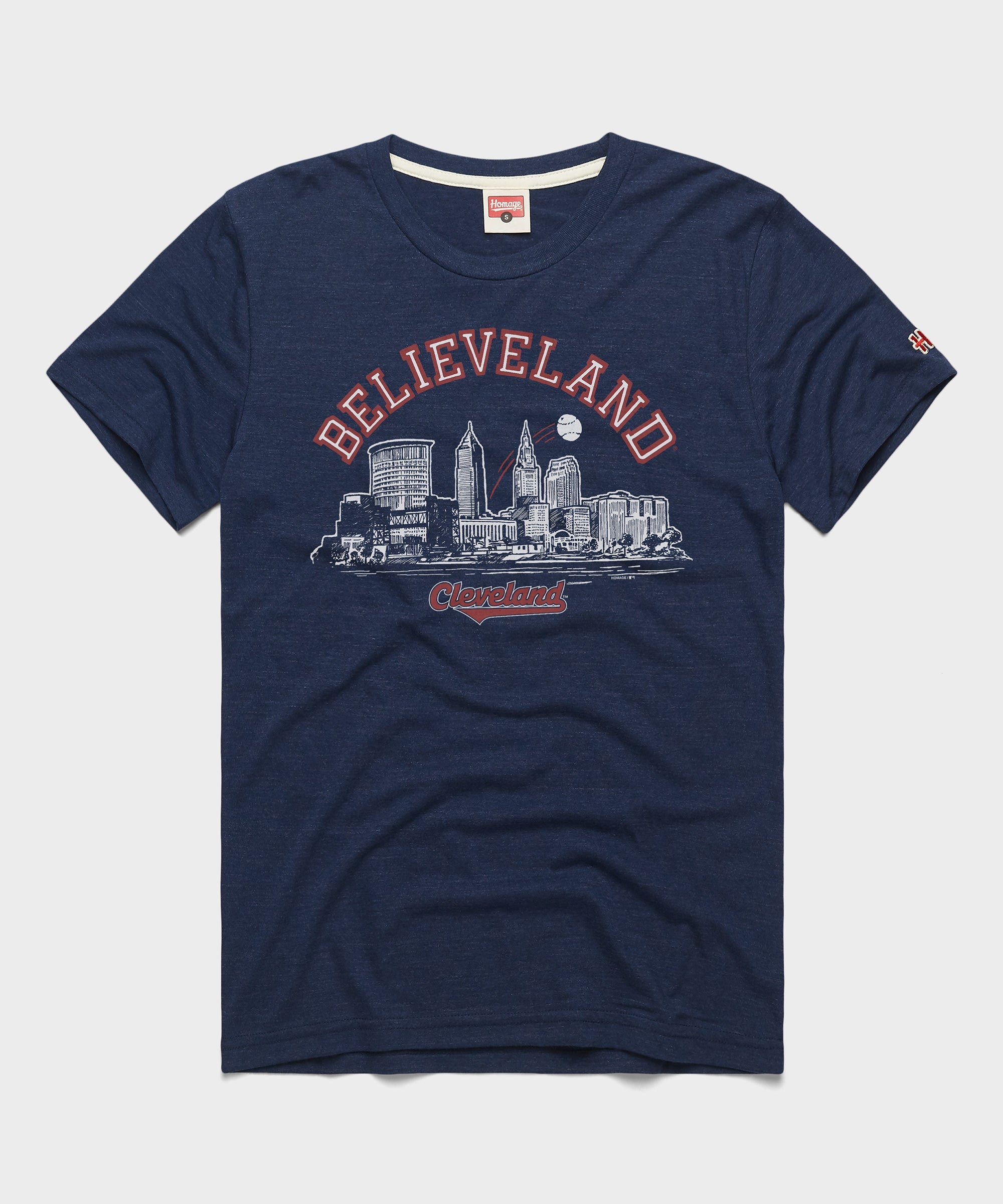 Believeland Cleveland Baseball Navy