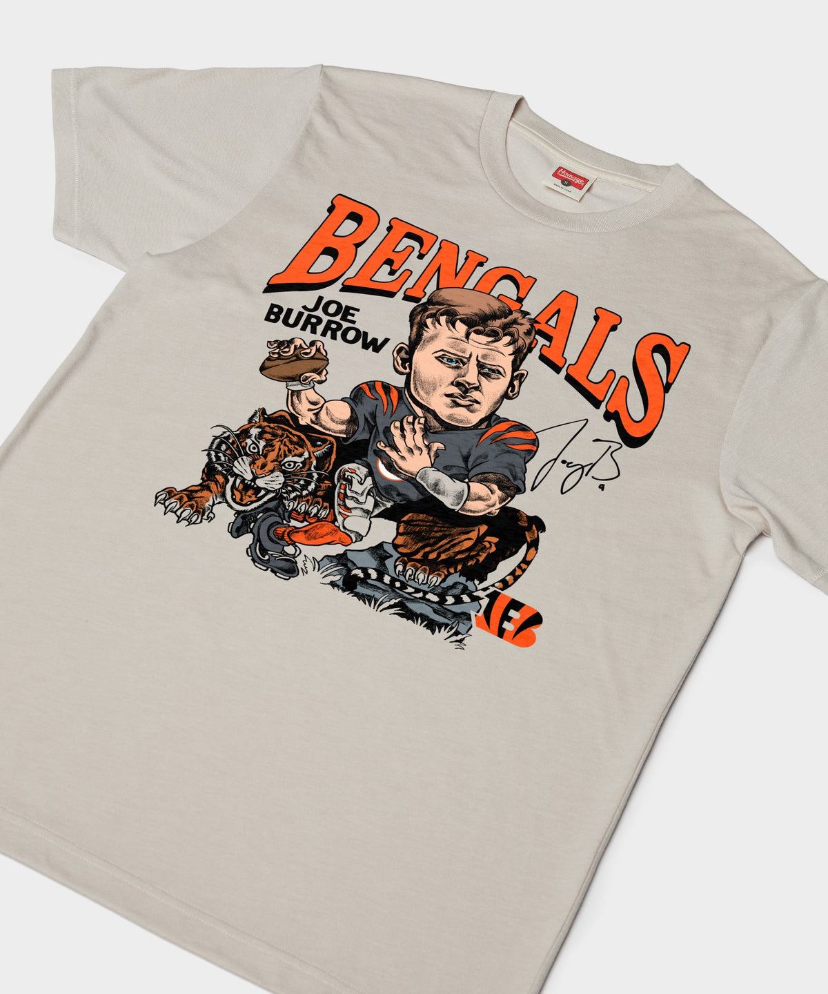 Bengals Joe Burrow Signature Tiger