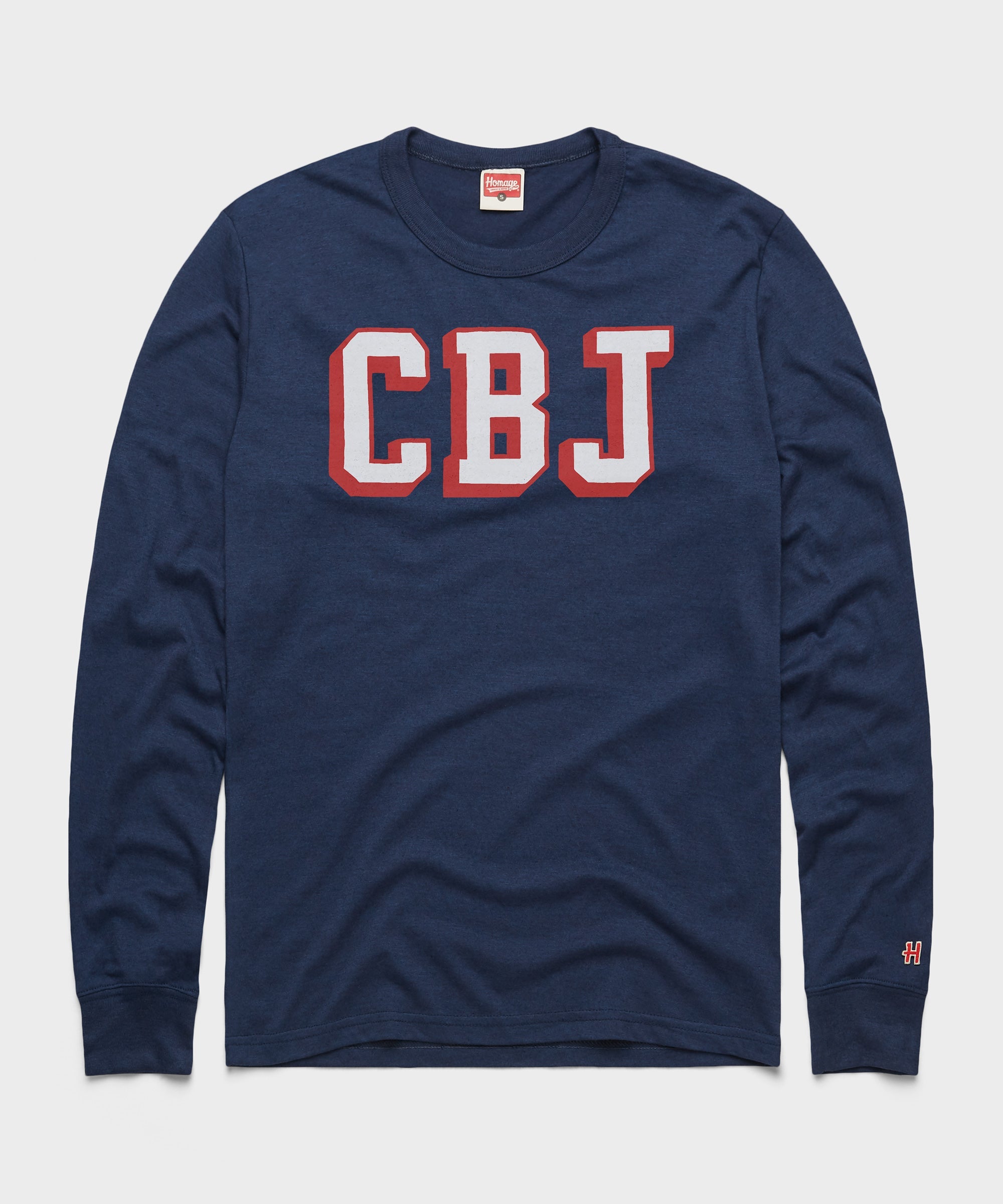 Block CBJ Long Sleeve Tee Navy