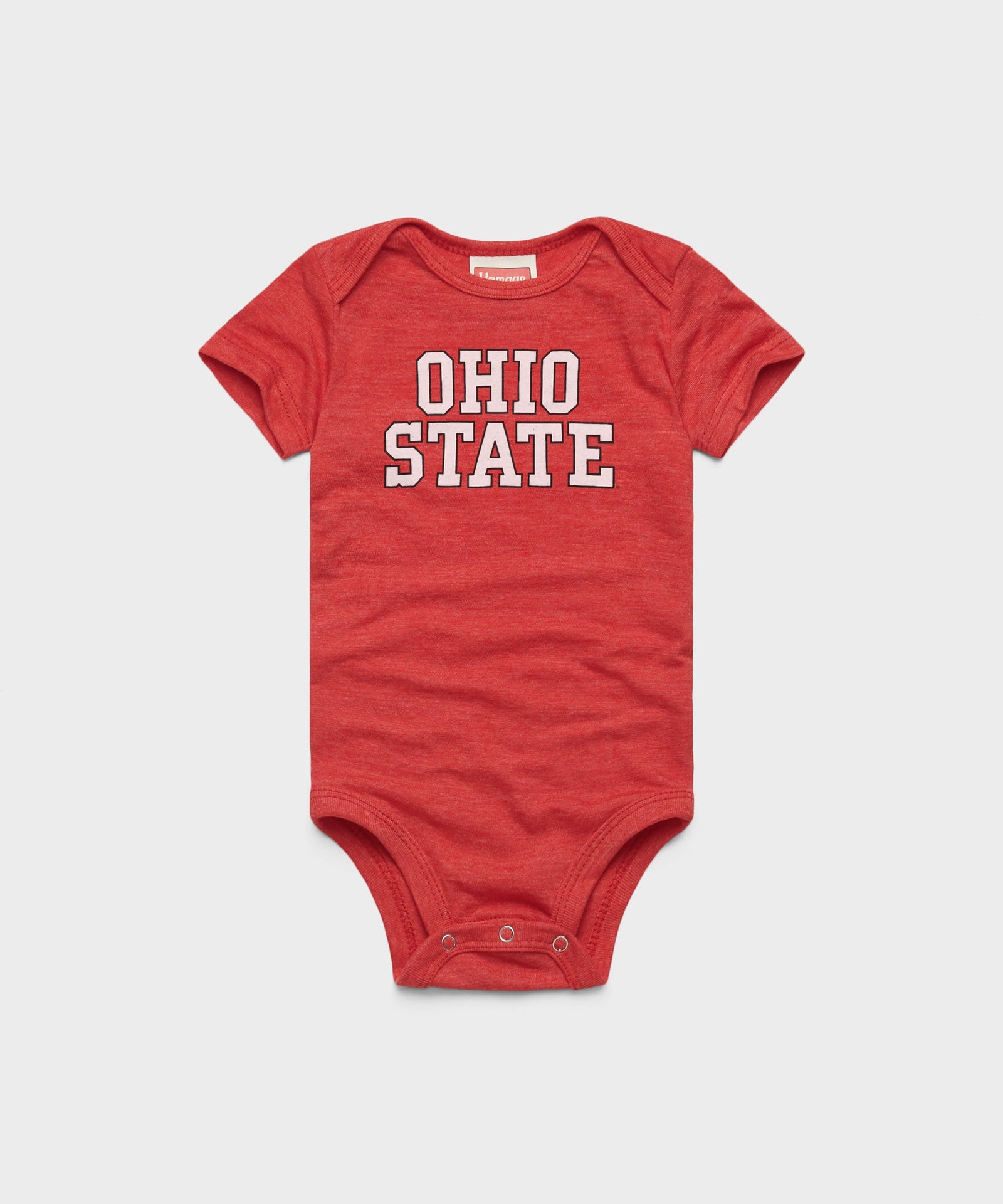 Block Ohio State Baby One Piece