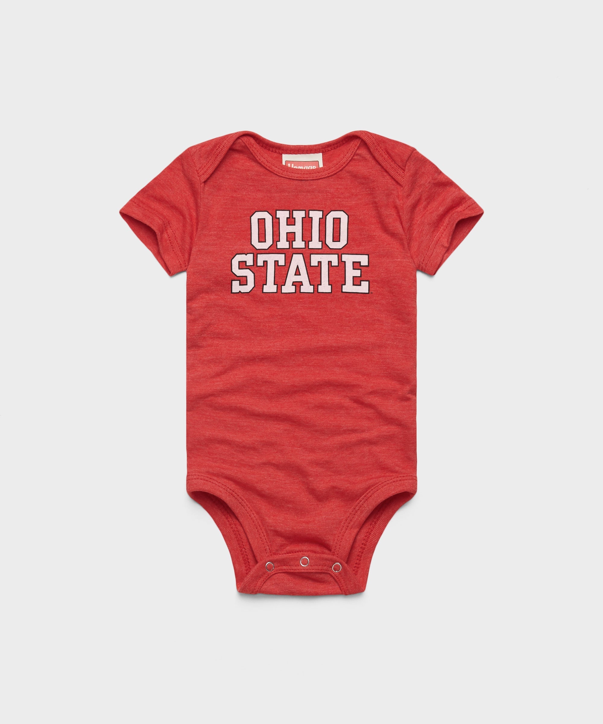 Block Ohio State Baby One Piece