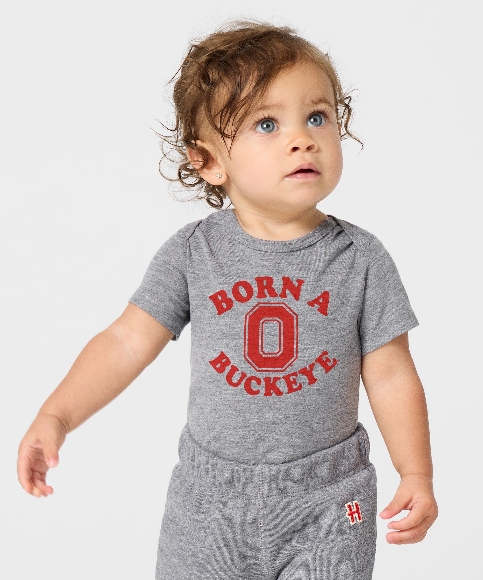 Born A Buckeye Baby One Piece
