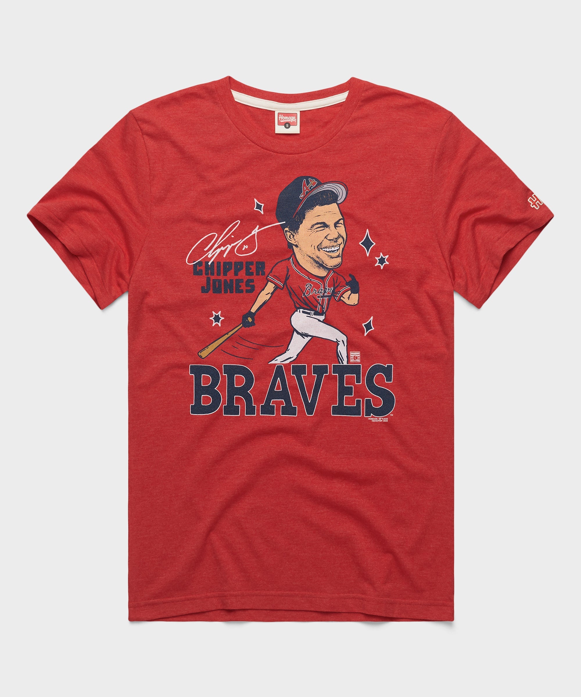 Braves Chipper Jones Signature