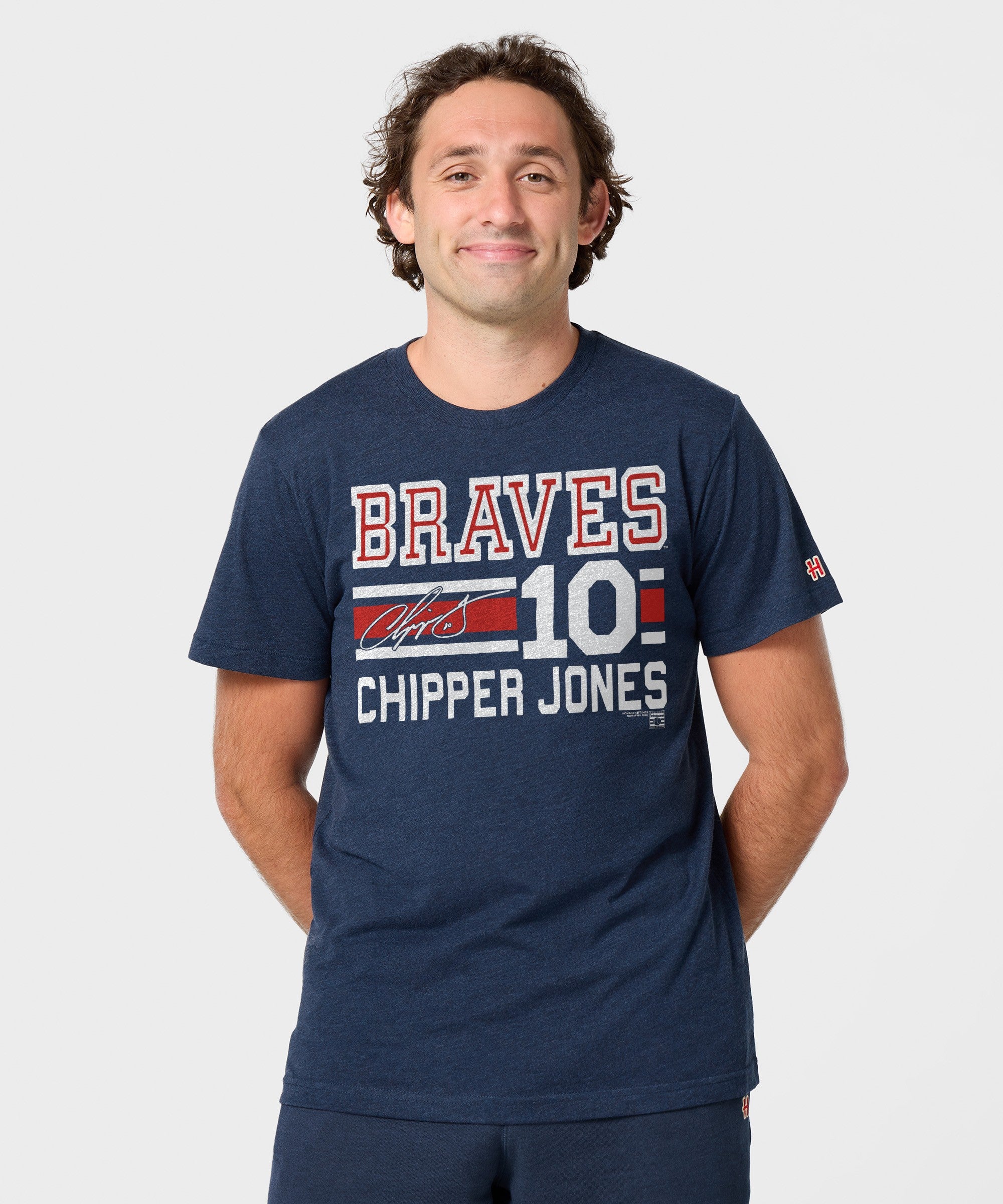 Braves Chipper Jones Signature Jersey