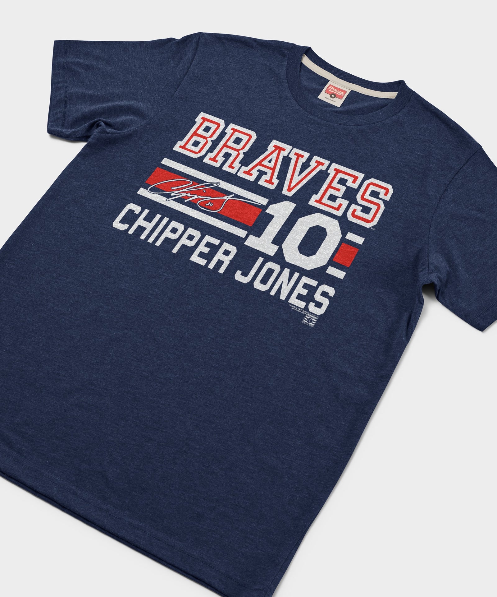 Braves Chipper Jones Signature Jersey