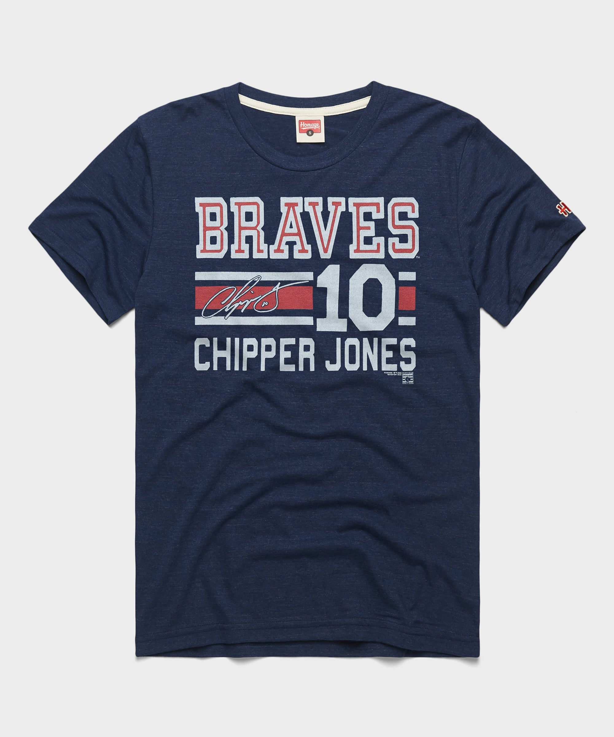 Braves Chipper Jones Signature Jersey