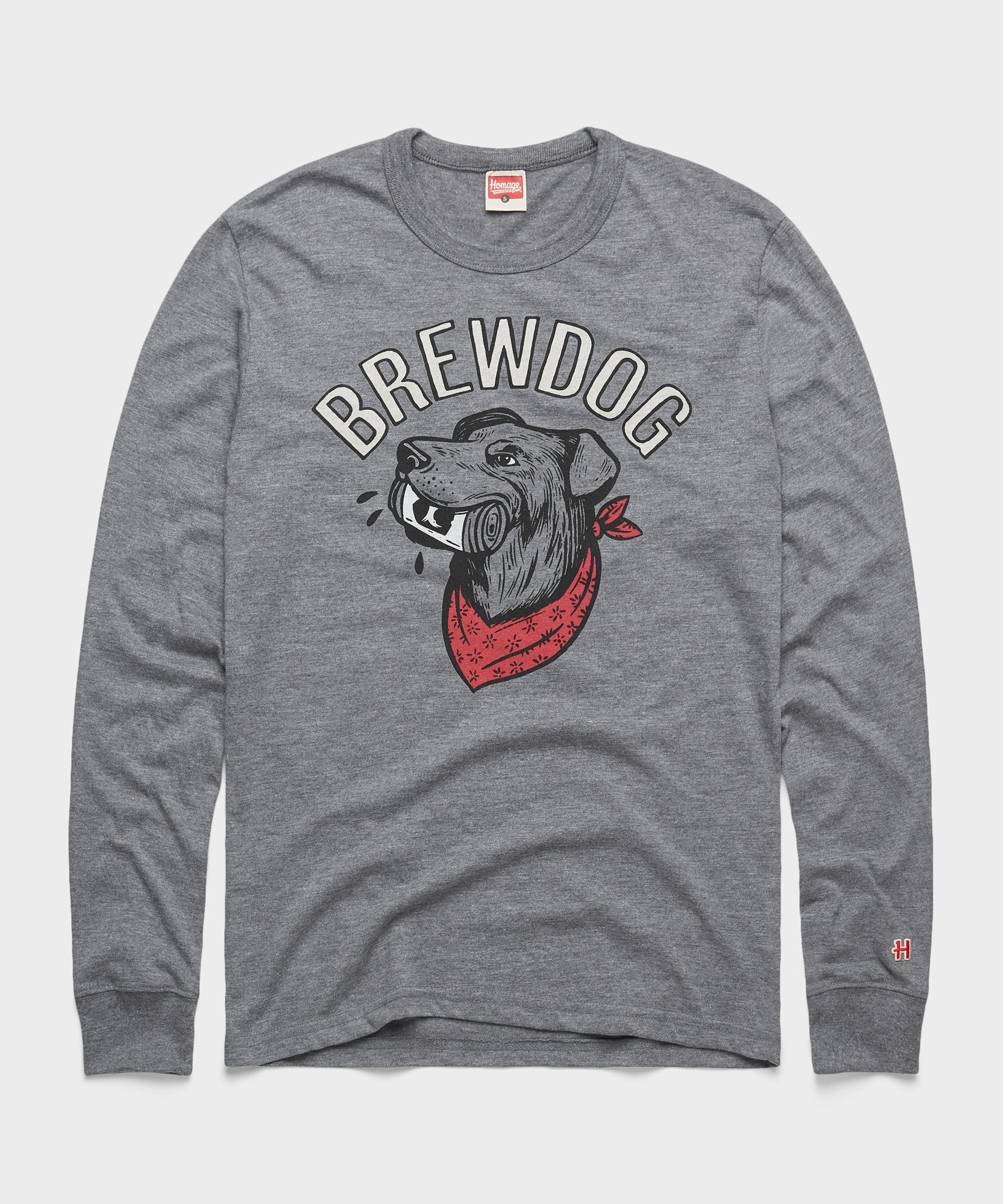Brewdog Fetch Long Sleeve Tee Grey