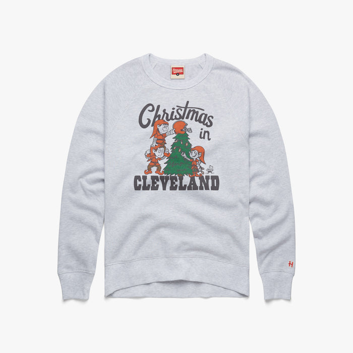 Browns Christmas In Cleveland Crewneck