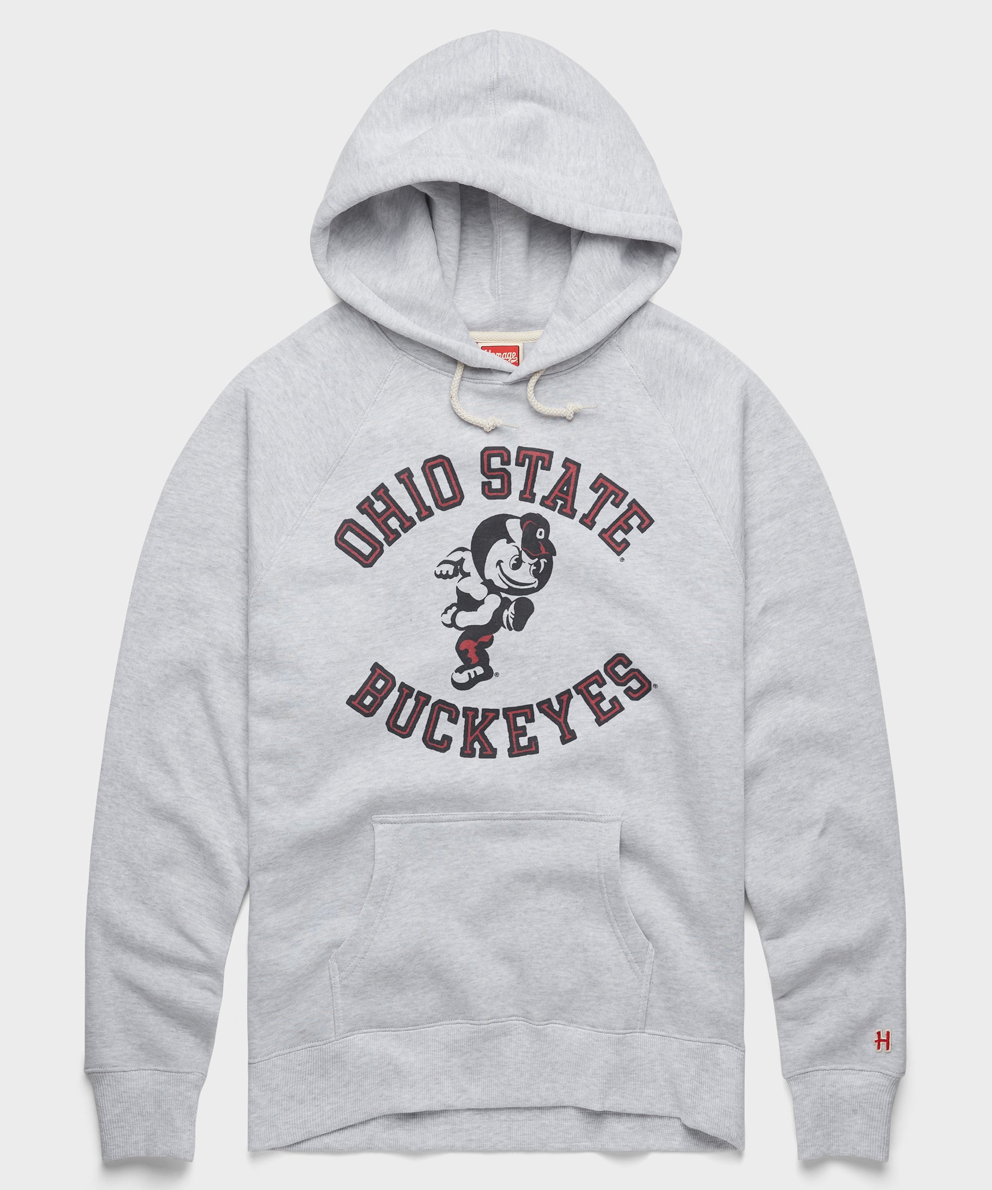 Brutus Buckeye Hoodie Ash