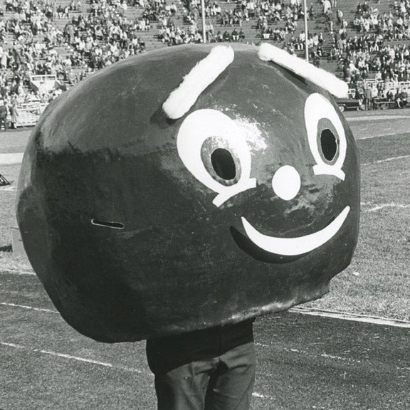 Fiberglass Brutus Appears in 1965. Courtesy of The Ohio State University Archives.