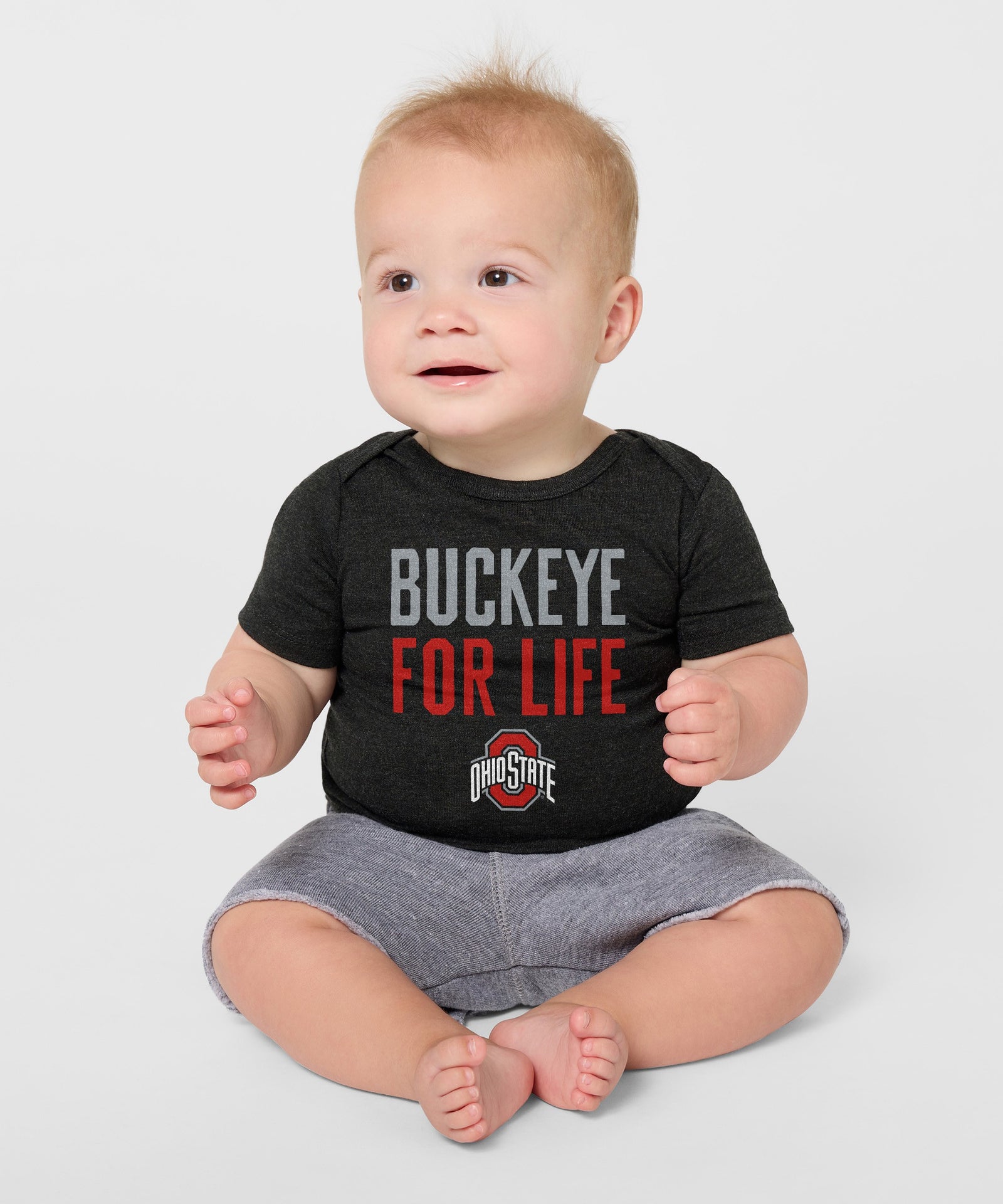 Buckeye For Life Baby One Piece