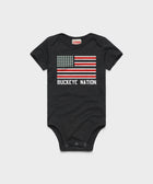 Buckeye Nation Flag Baby One Piece